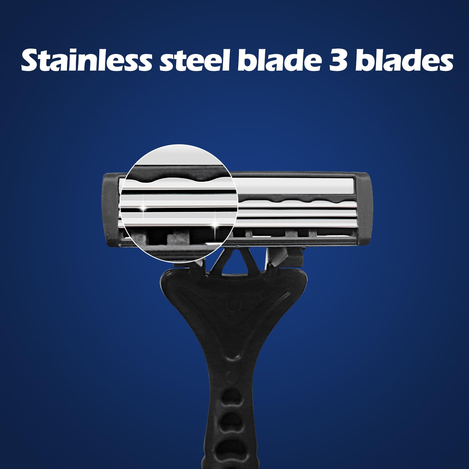 150-Pack Kheoxusa Triple Blade Disposable Razors - Individually Wrapped Grey Black Shaving Razors for Men & Women - Perfect for Travel, Hotels, Airbnb, Tattoo Shops & Personal Grooming