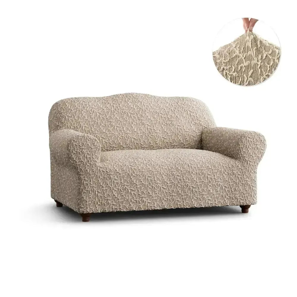 2 Seater Loveseat Slipcover - Jacquard 3D Collection for Sofa Protection | Perfect for Living Room, Bedroom & Home Decor