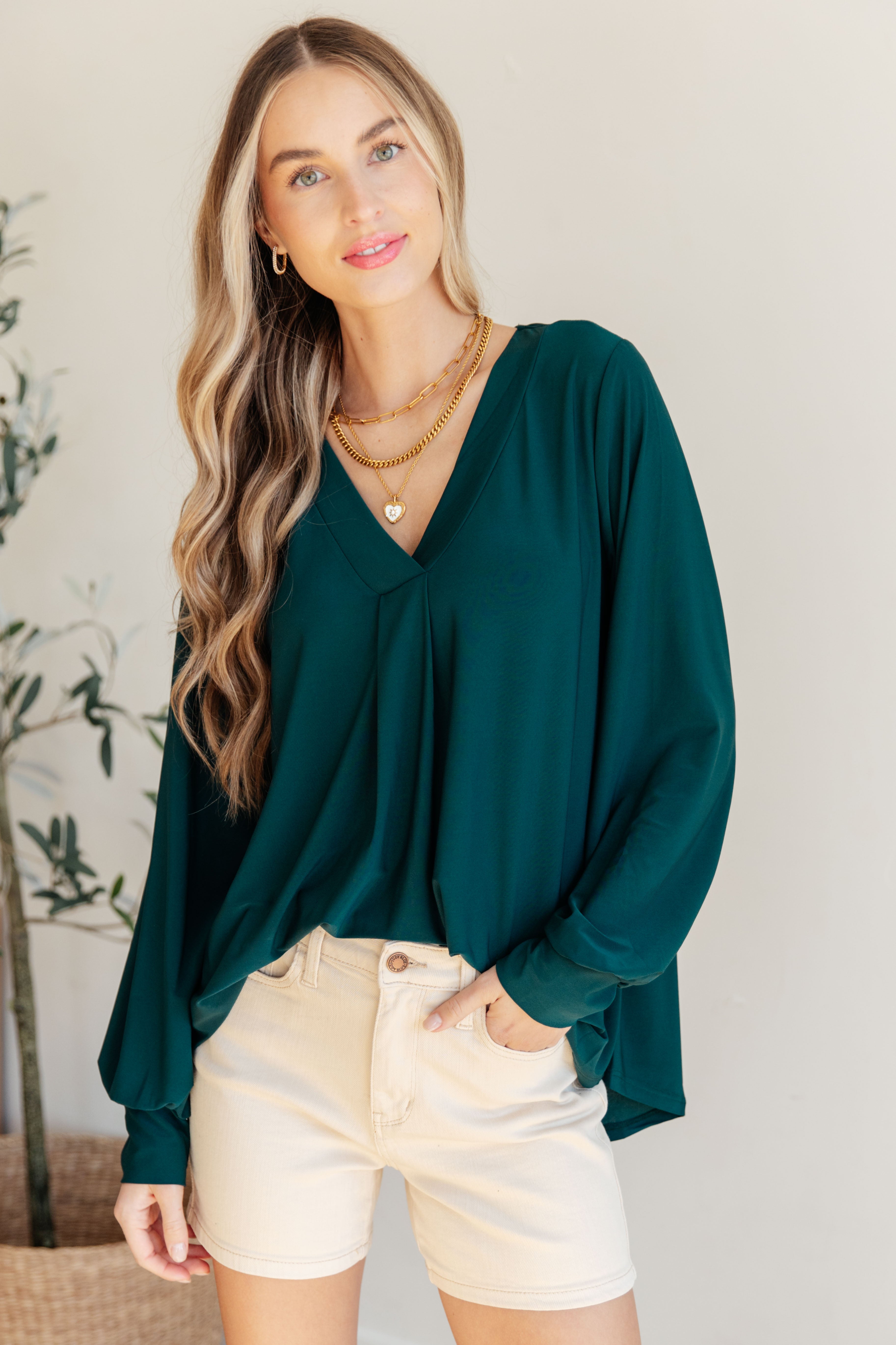 This is Your Song Balloon Sleeve Top - Women's Romantic Floral Blouse for Date Night & Special Occasions