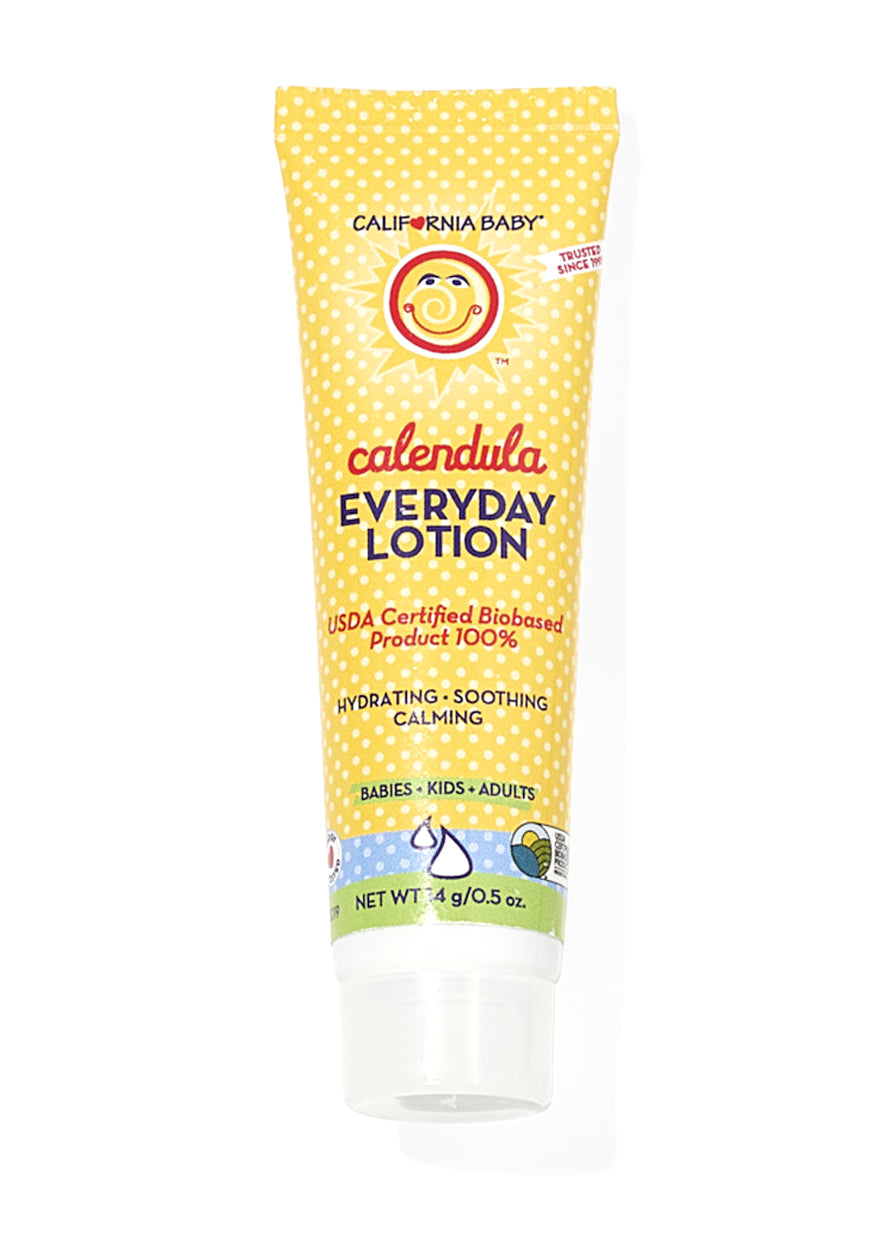 Organic Calendula Lotion Sample - Soothing & Hydrating Skin Care for Face & Body - Perfect for Dry, Sensitive Skin & After Sun Care