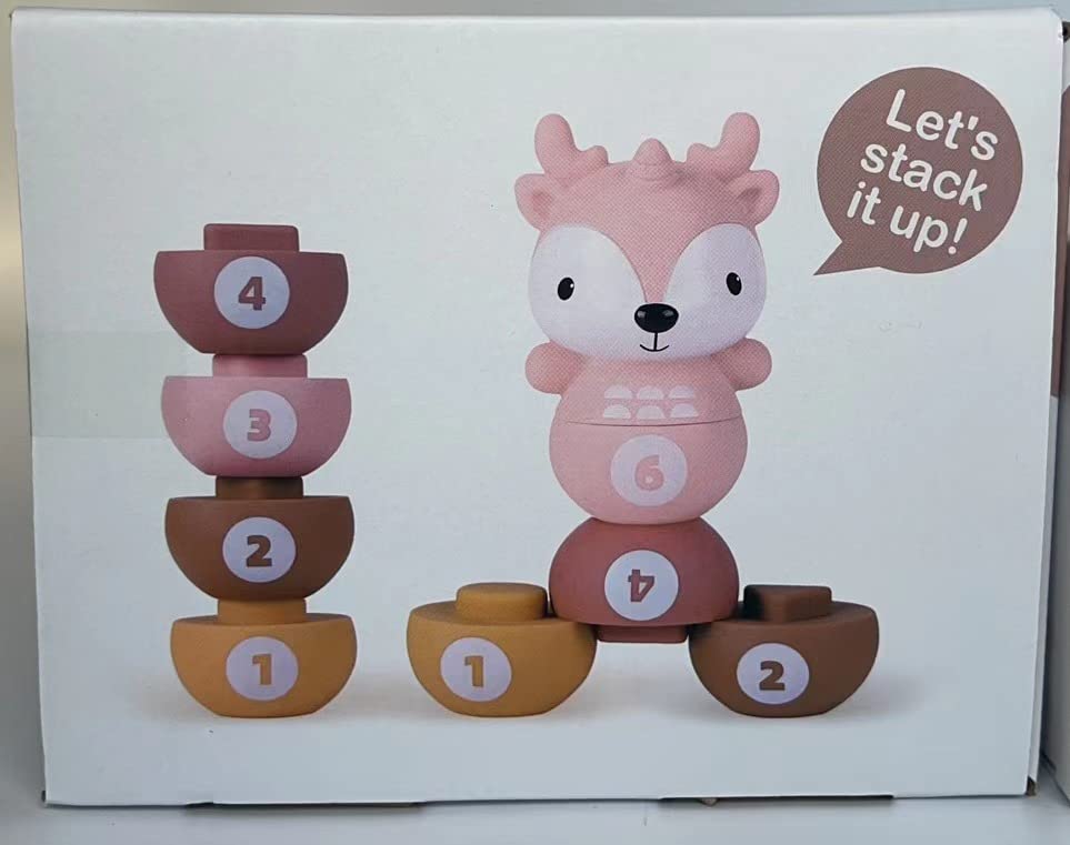 Nueplay Kids Stacking & Nesting Toys Set - 6 Soft Bowling Pins & 2 Balls for Toddlers 6+ Months - Early Learning Baby Toys for Boys & Girls - Perfect for Indoor Play, Birthday Gifts & Developmental Activities