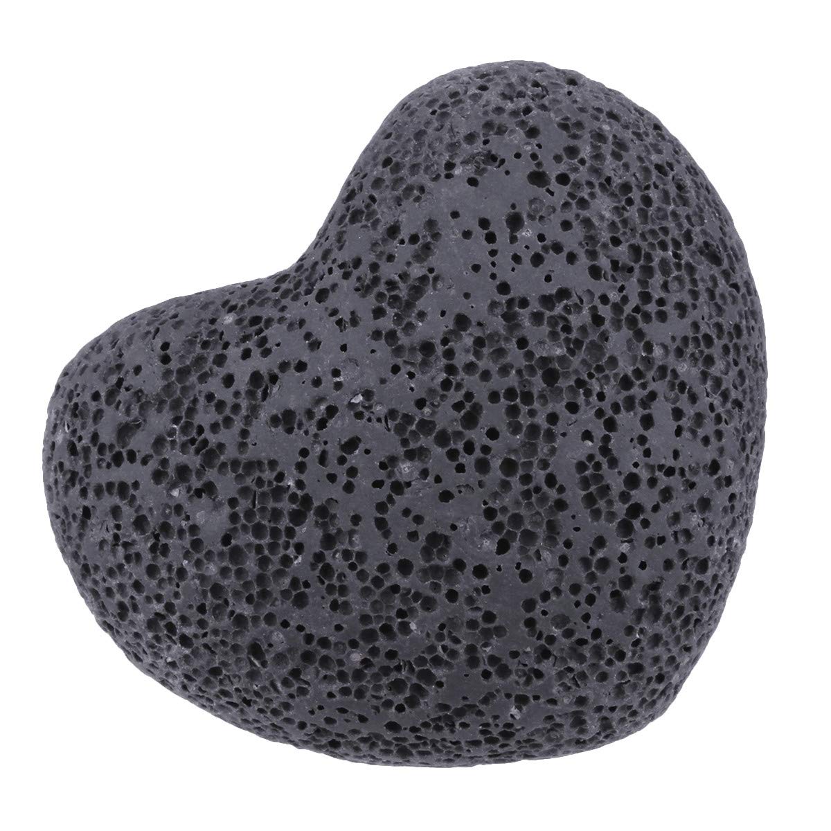 TUMBEELLUWA Hand Carved Lava Rock Essential Oil Diffuser Stones - Pack of 2 Black Aromatherapy Pocket Stones (1.73 inches) for Home, Office, Yoga & Meditation - Natural Home Decor Gift Idea