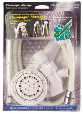Champ Hand Shower System - Adjustable High Pressure Shower Head with 5 Spray Modes for Bathroom, Spa & Relaxation at Home