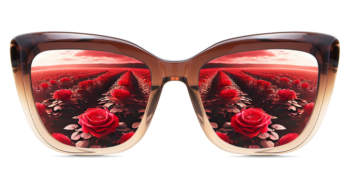 Lesa Women's Prescription Polarized Sunglasses - UV Protection, Stylish & Comfortable for Driving, Outdoor Activities & Fashion