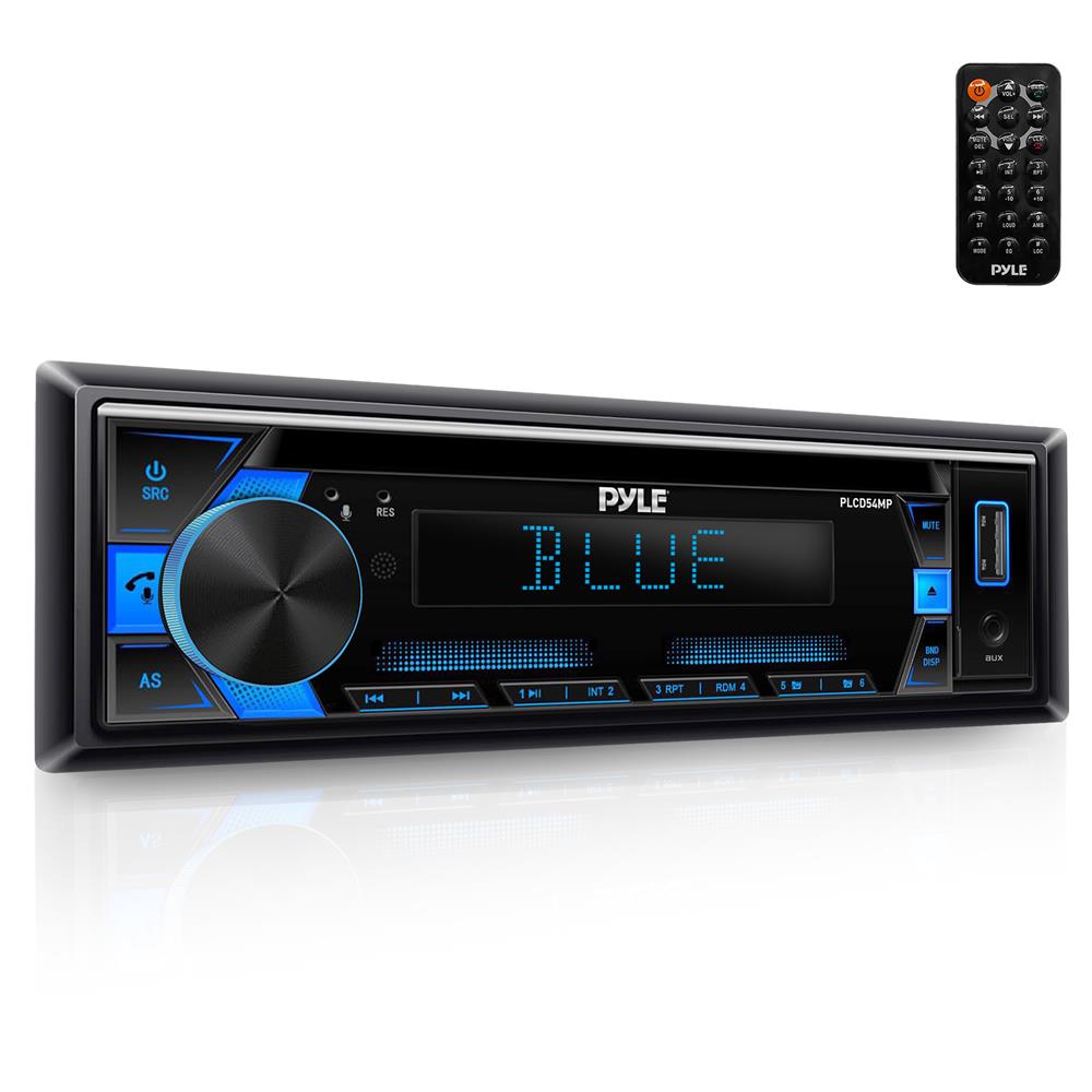 Wireless Bluetooth CD/MP3 Car Radio Receiver - Hands-Free Music Streaming for Road Trips & Commuting
