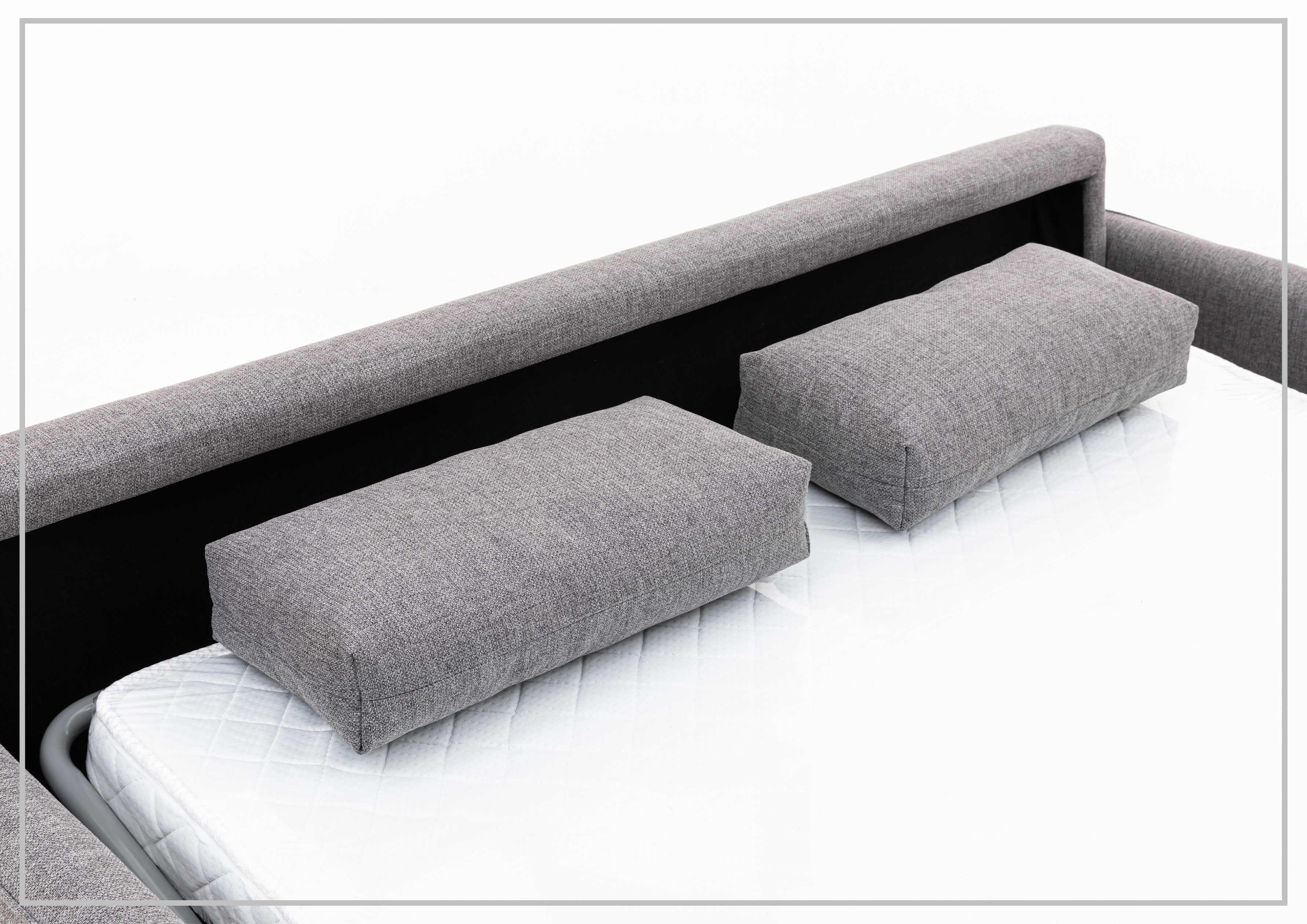 Gio Italia New York Queen Size Fabric Sleeper Sofa with Memory Foam - Affordable Convertible Sofa Bed for Small Spaces, Guest Rooms & Apartments