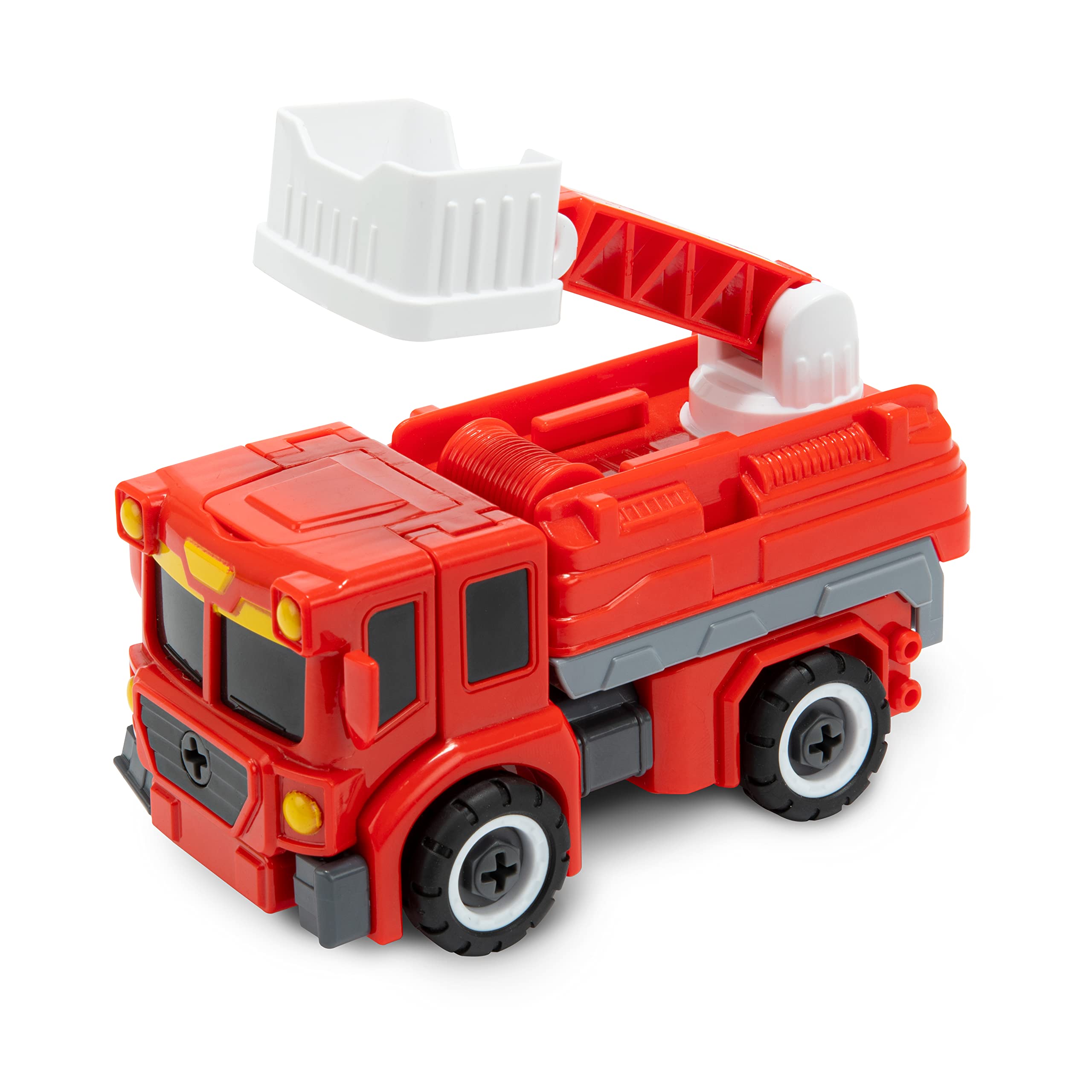 Toi-Toys Roboforces Transforming Robot Fire Truck – Convertible Toy for Kids, STEM Learning & Firefighter Role Play – Perfect for Birthday Gifts & Pretend Play Adventures