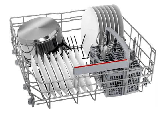 Bosch SMS2HAI12E 60cm Freestanding Dishwasher in Silver Stainless Steel - Perfect for Modern Kitchens and Open-Plan Living Spaces