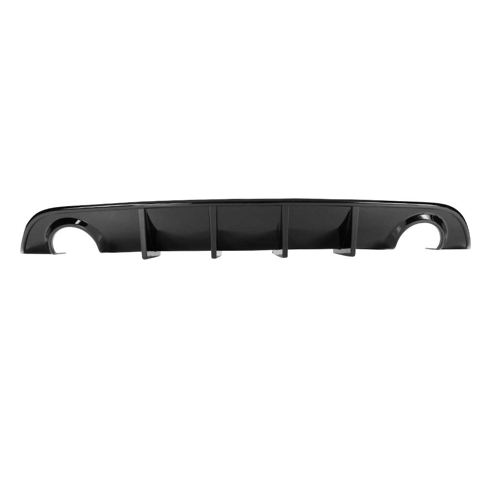 FREEMOTOR802 Gloss Black PP Rear Bumper Diffuser Spoiler for 2015-2023 Dodge Charger SRT | V3 Style Upgrade | Perfect for Car Customization & Performance Enhancement