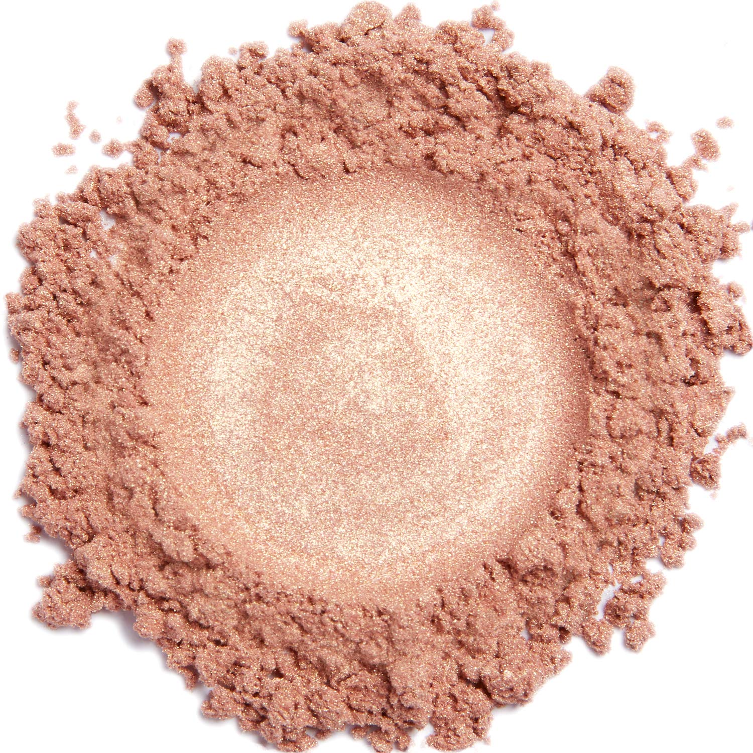 Demure Mineral Make Up Golden Coral Shimmer Loose Powder Glitter Eyeshadow - Professional Long-Lasting Eye Makeup for Day & Night Looks