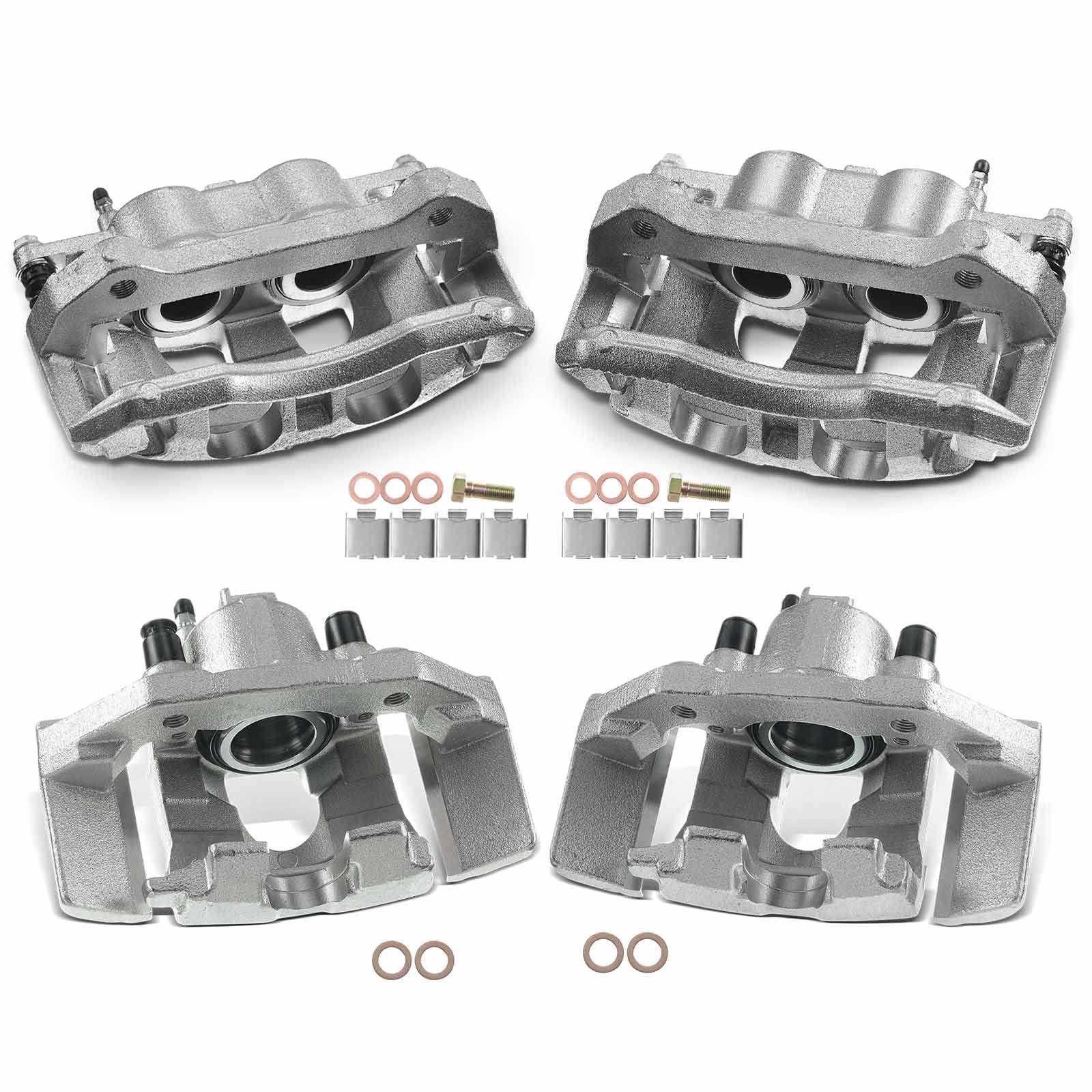 Premium Disc Brake Caliper Assembly with Bracket for Ford Expedition & Lincoln Navigator 2010-2017 - Front & Rear Driver/Passenger Side - High Performance Braking System for Smooth & Safe Driving