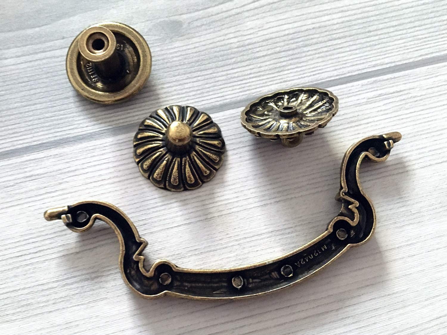 Vintage Bronze Drawer Knobs - 1.25