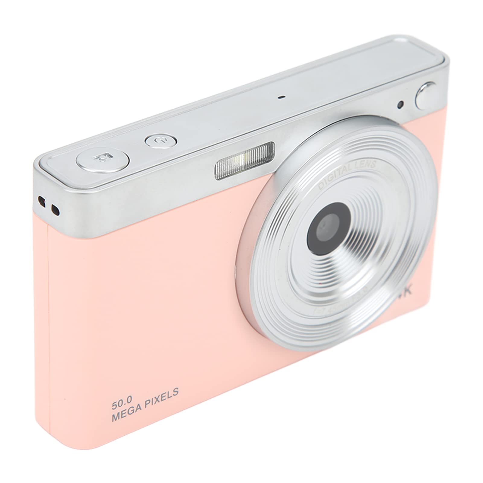 16X Zoom Digital Camera with 2.88in IPS HD Screen - Rose Pink Compact Camera for Macro Photography | Perfect for Travel, Vlogging & Everyday Shooting