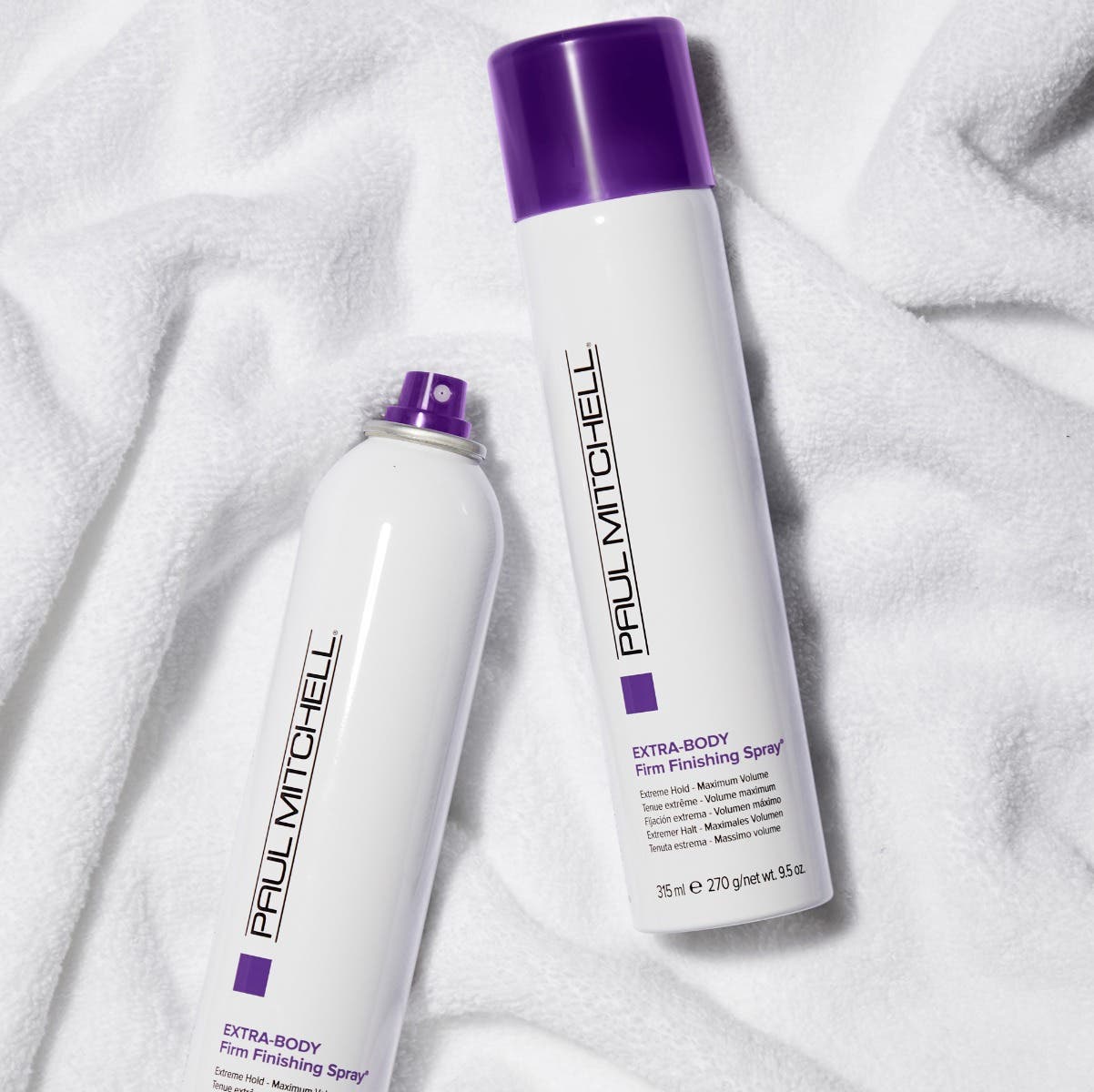 Extra Body Firm Finishing Spray for Hair - Volumizing & Texturizing Hair Spray for Women & Men - Perfect for Styling, Curls & Updos - Salon-Quality Hold for All-Day Volume