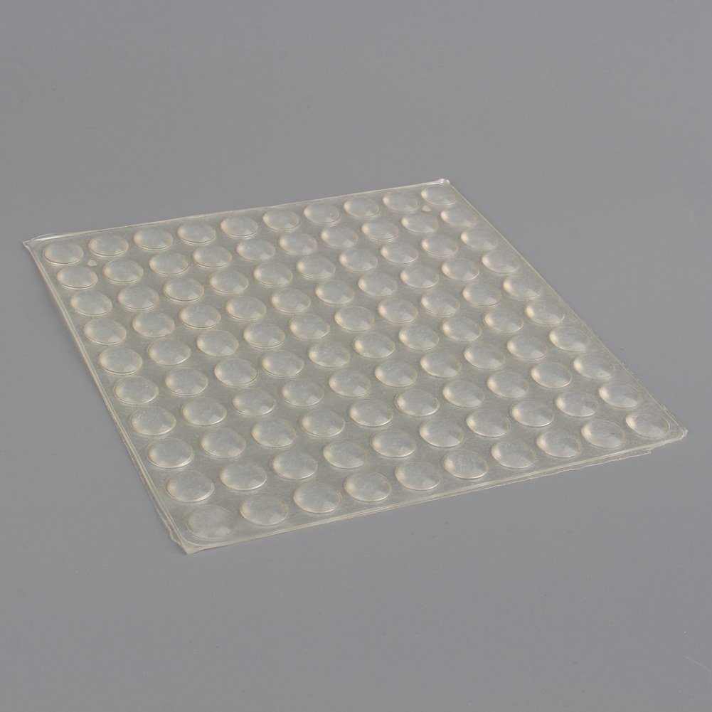 100Pcs Self-Adhesive Transparent Furniture Pads - Non-Slip Silicone Floor Protectors for Sofa, Table & Chair Legs (0.31
