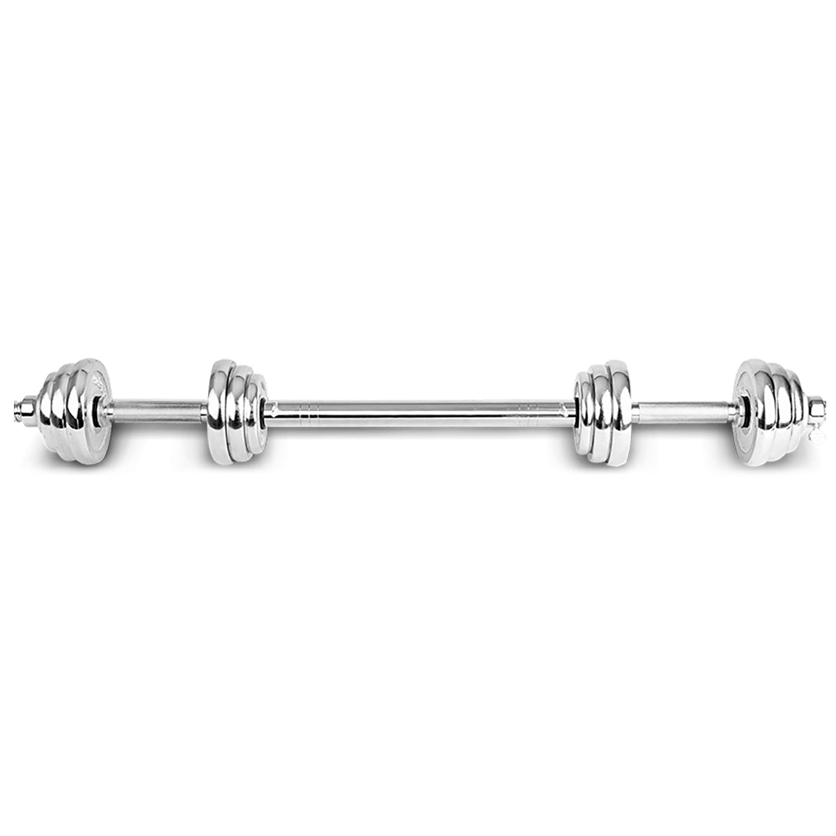 LSG 30kg Adjustable Dumbbell and Barbell 2-in-1 Weight Set for Home Gym Workouts - Strength Training Equipment for Men & Women