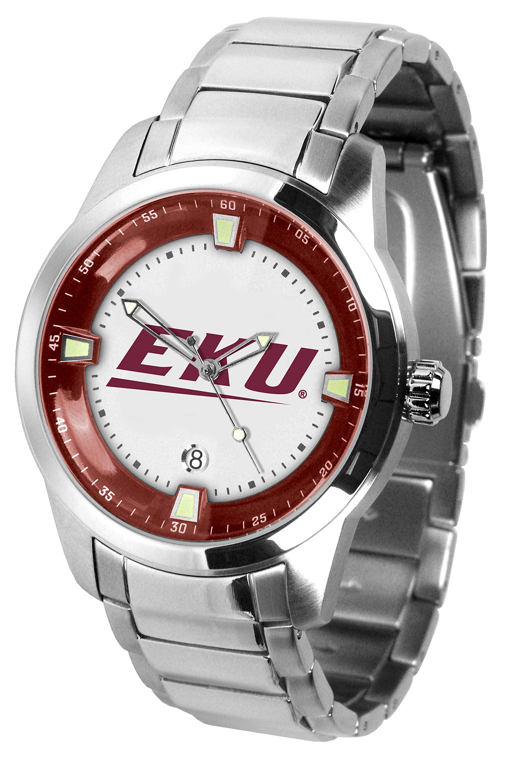 Sun Time Men's Collegiate Titan Stainless Steel Watch - Waterproof Chronograph for Business, Sports & Casual Wear