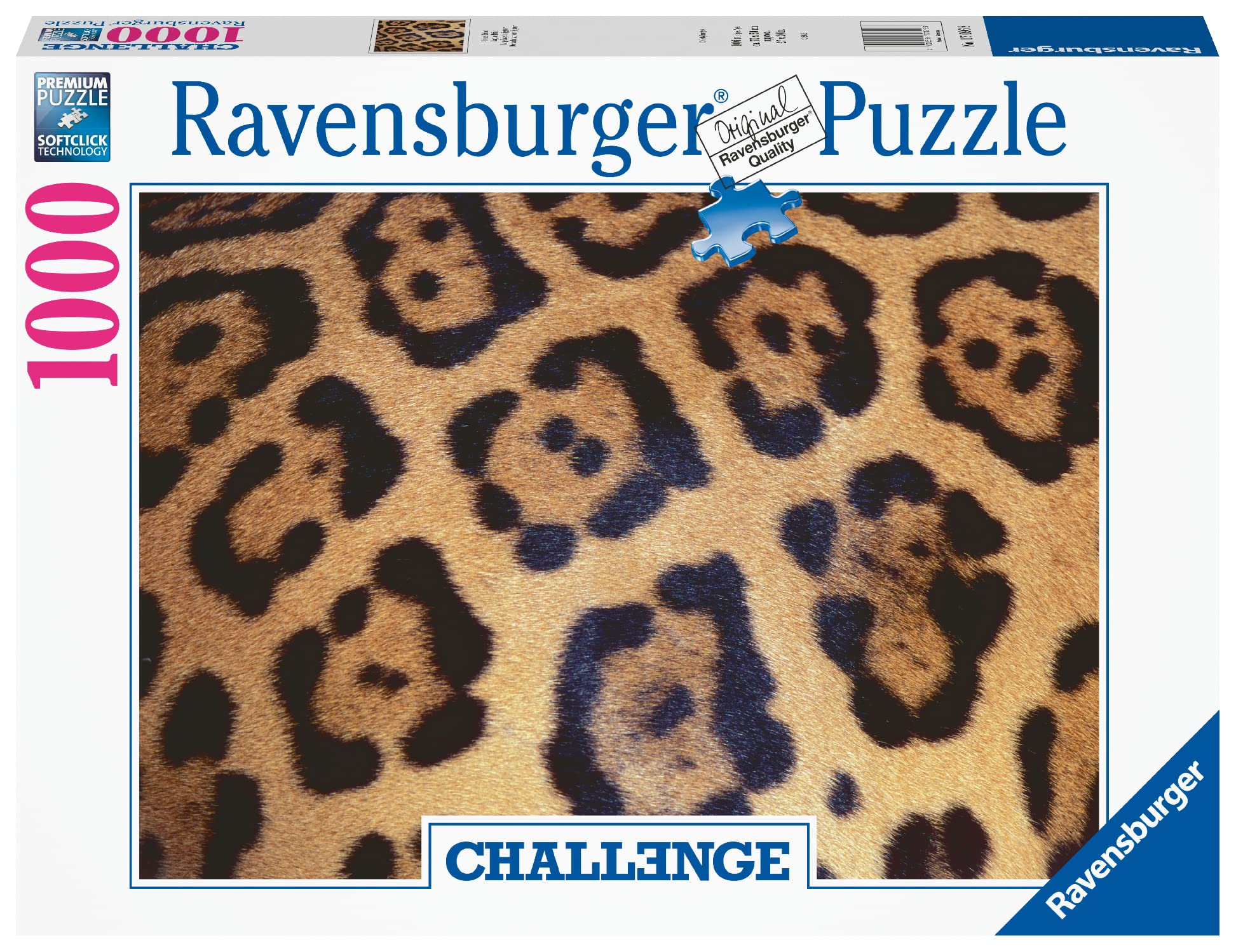 Ravensburger 1000 Piece Animal Print Jigsaw Puzzle - Challenging Adult Puzzle for Home Decor, Gift & Relaxation - Perfect for Family Game Night & Stress Relief
