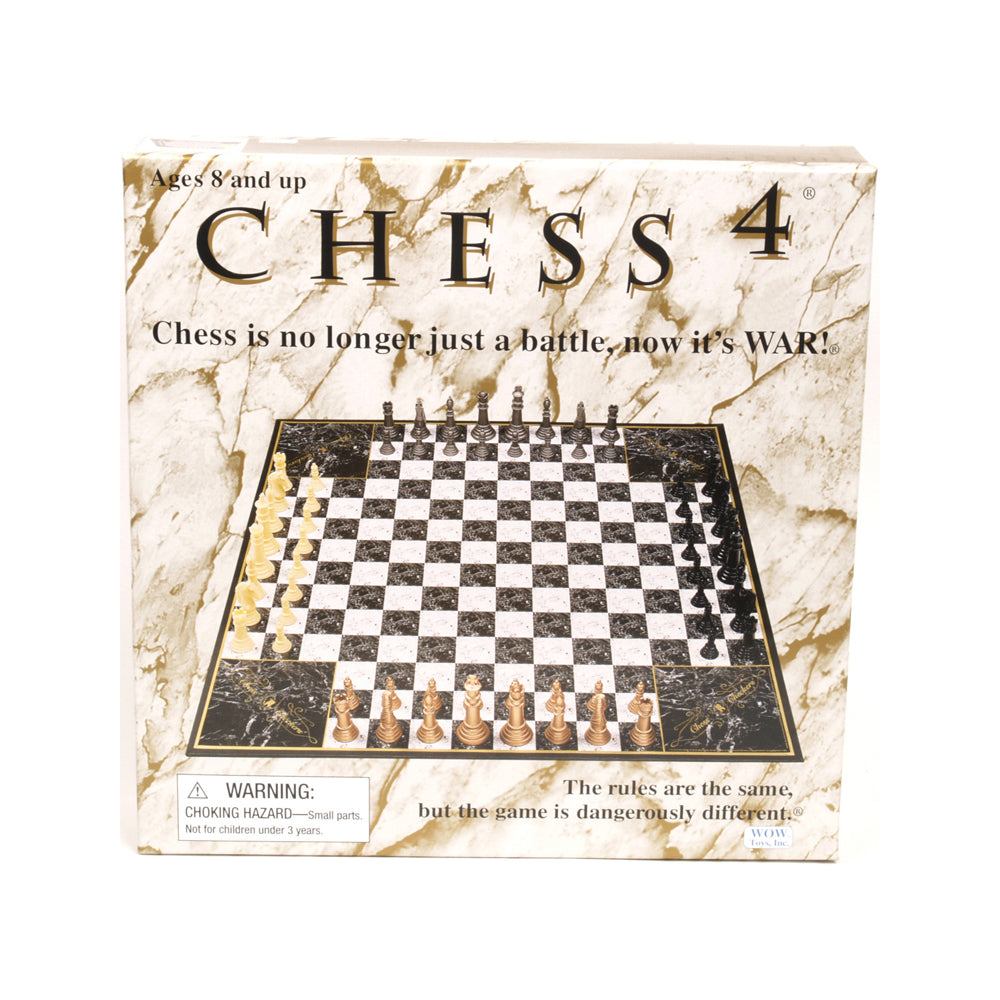 Chess 4 - Multiplayer Strategy Board Game for Adults & Kids | Perfect for Family Game Nights & Brain Training