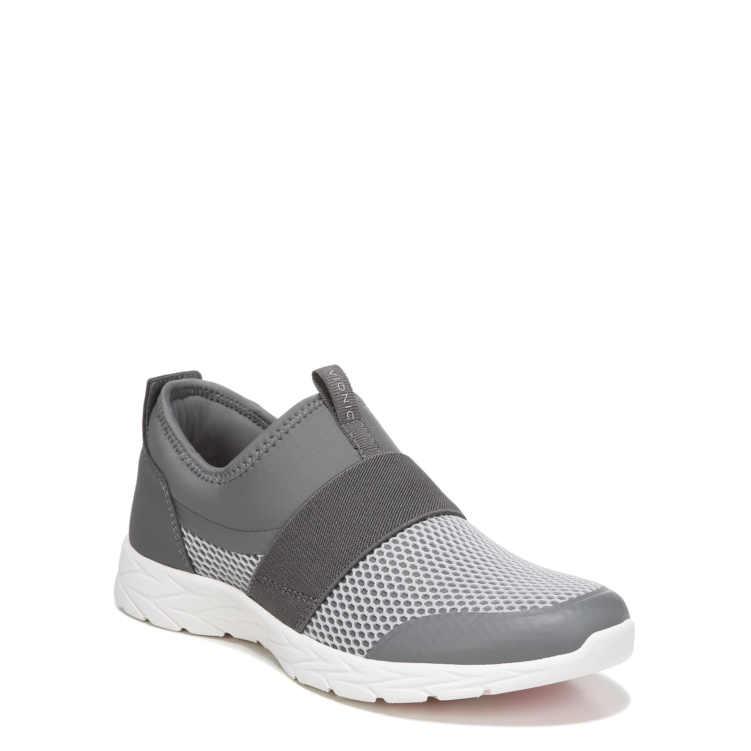 Vionic Women's Brisk Camrie Slip-On Walking Shoes - Comfortable & Supportive Orthopedic Sneakers for Walking, Travel & Everyday Wear