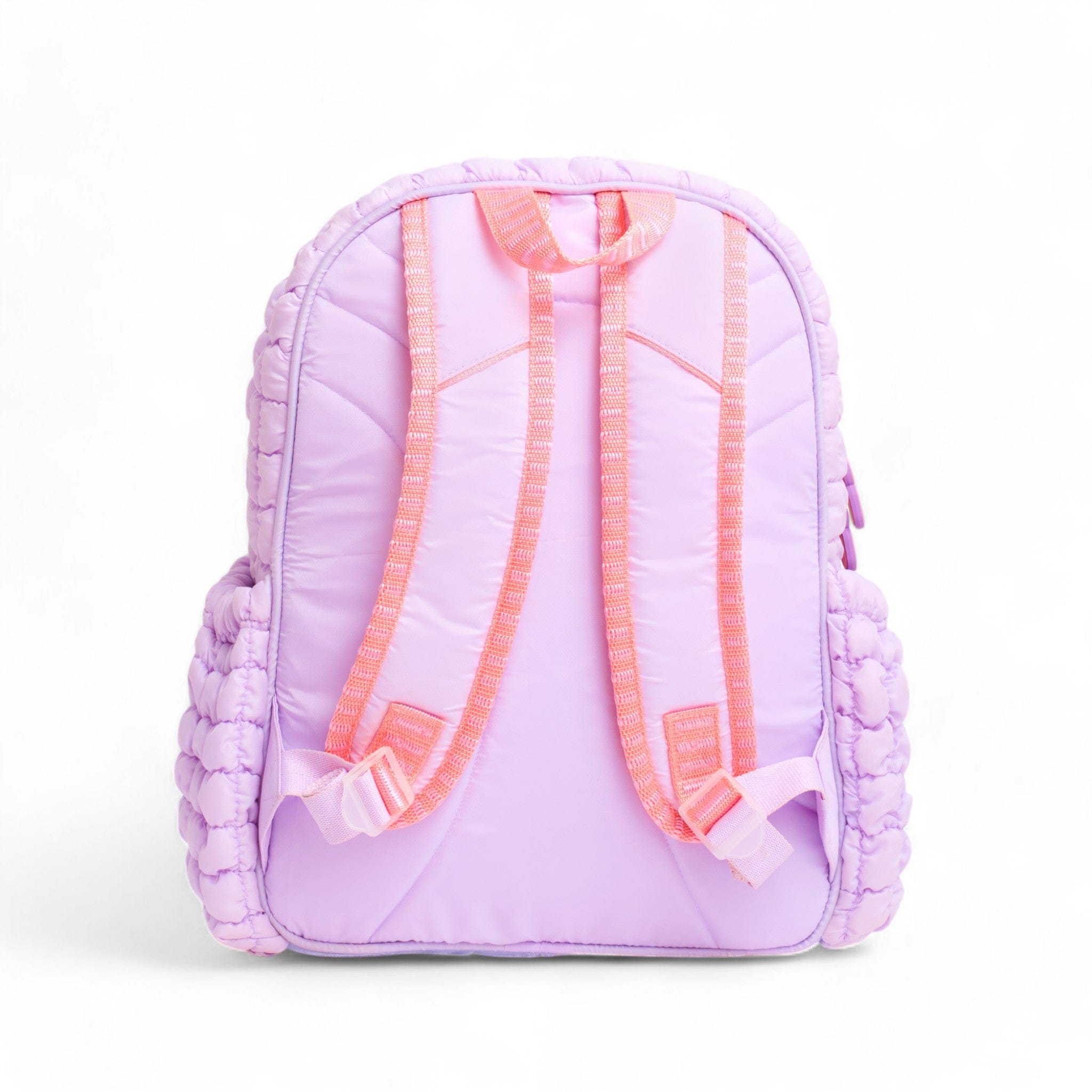 Boba Medium Backpack for Women & Teens - Lightweight Laptop Backpack with USB Charging Port, Durable School College Bookbag (Lilac Bloom) - Perfect for Travel, Work, School & Daily Commute