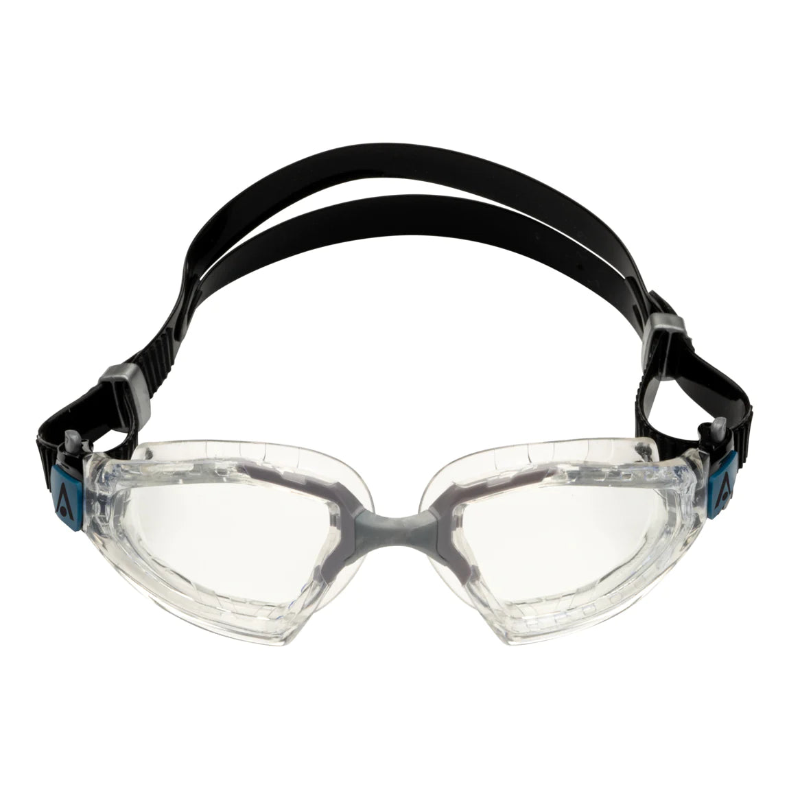 Aqua Sphere Kayenne Pro Swim Goggles with Clear Lens - Transparent/Grey - Ideal for Competitive Swimming, Training & Outdoor Water Sports