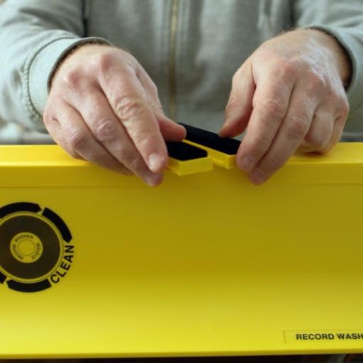 Spin-Clean Record Washer Complete Kit – Vinyl Record Cleaning System with Snap-in Rollers, Wedge-Fit Brushes & Alcohol-Free Solution | Includes 2 Lint-Free Drying Cloths | Works with 33, 45 & 78 RPM Records | Perfect for Home Audio Setup & Record Collection Maintenance