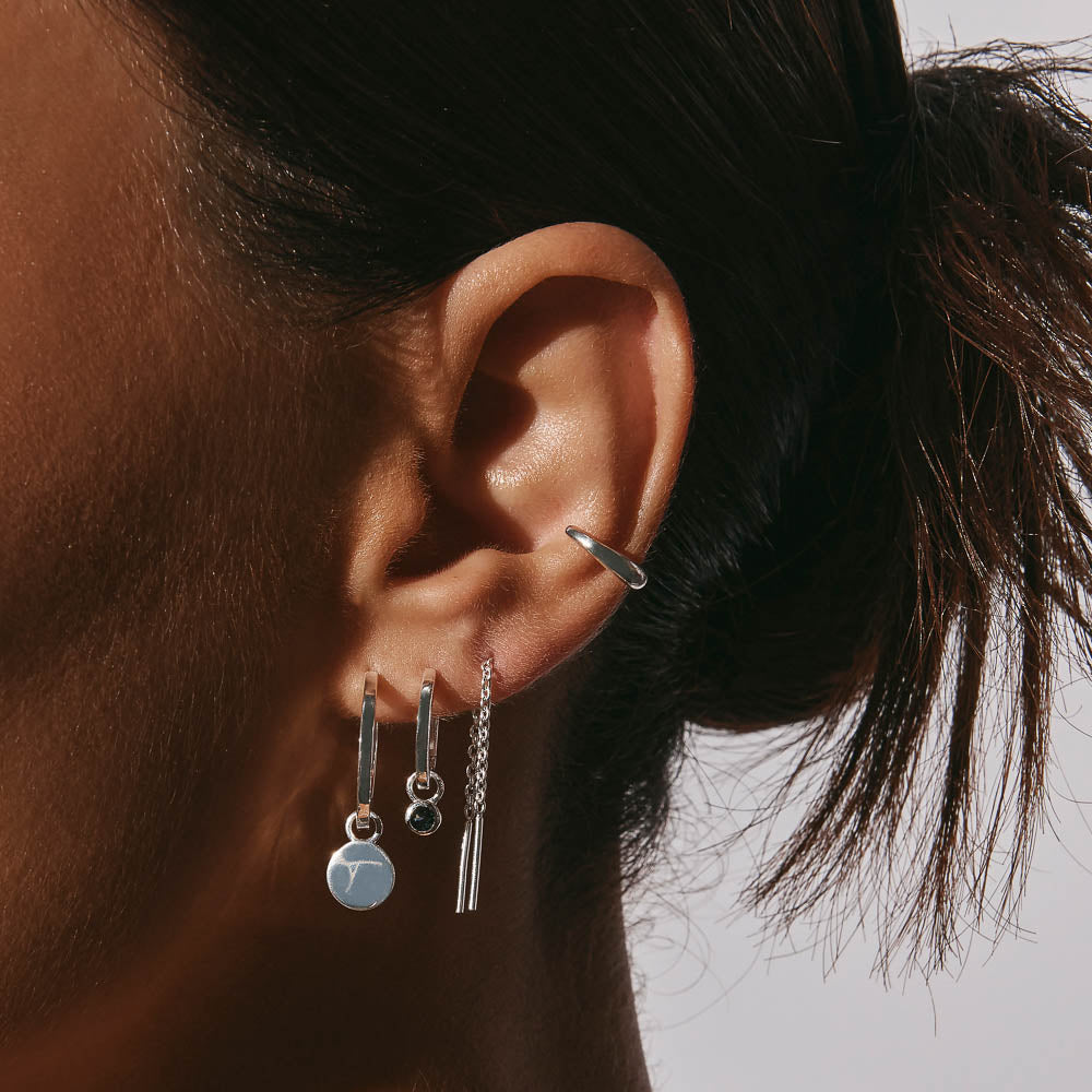 Sterling Silver Bar Threader Earrings for Women - Dainty Minimalist Jewelry for Everyday Wear & Special Occasions