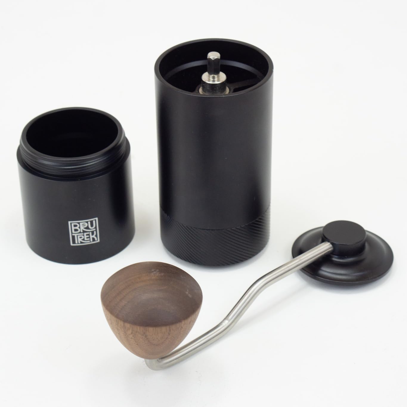 Premium Stainless Steel Manual Coffee Grinder - Adjustable Burr Mill for French Press, Pour Over & Espresso - Portable Travel Coffee Bean Grinder with High Capacity - Perfect for Camping, Office & Home Brewing