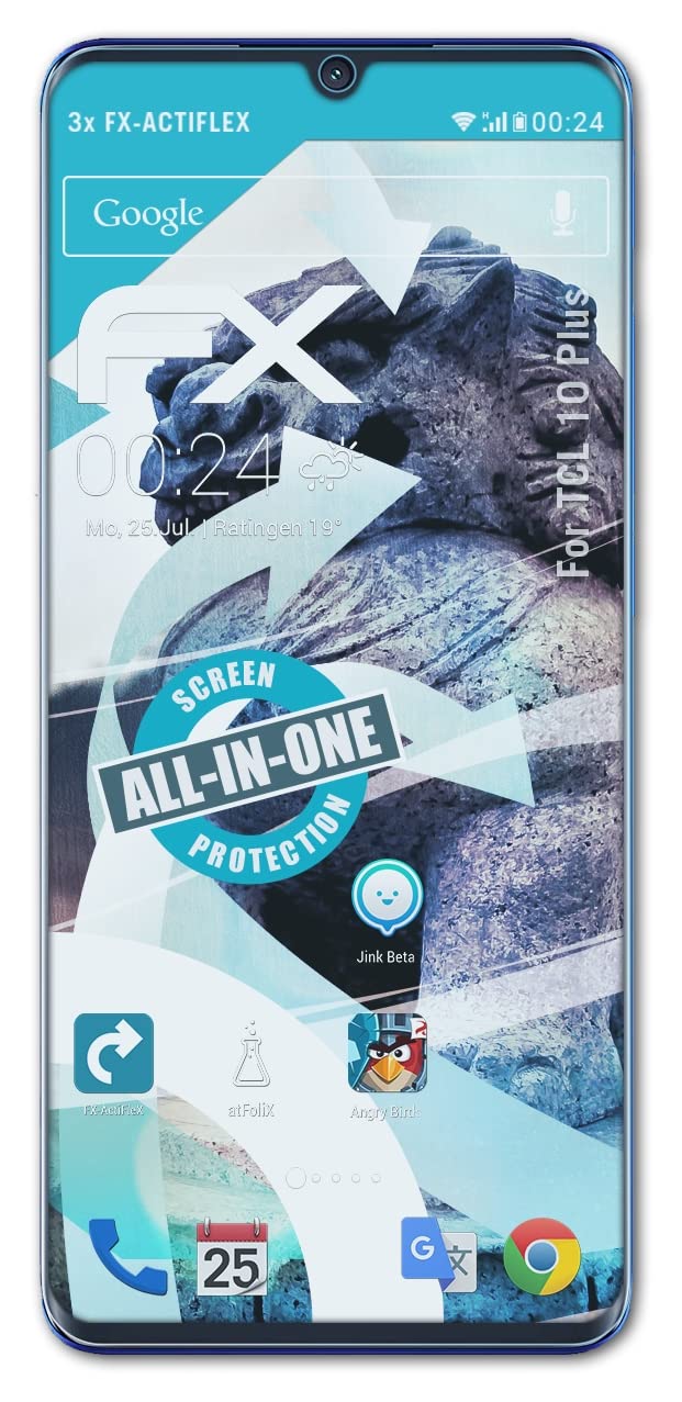 TCL 10 Plus Screen Protector - 3 Pack Ultra Clear Flexible Film - HD Touchscreen Protection for TCL 10 Plus Smartphone - Perfect for Everyday Use, Gaming, and Work