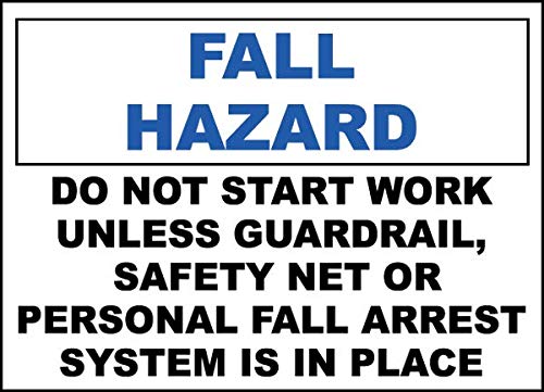 Vinyl Safety & Warning Stickers Bundle - 6 Pack (13