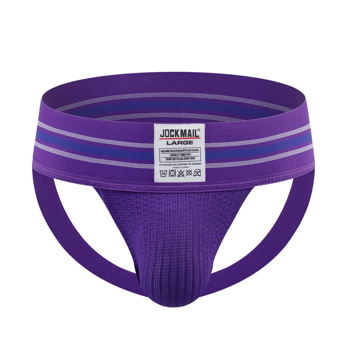 **JOCKMAIL Men's Athletic Jockstrap Underwear - Breathable, Comfortable Support with Wide Belt - 6 Color Options for Sports & Workout**    *(Perfect for Gym, Running, Cycling & Active Lifestyles)*