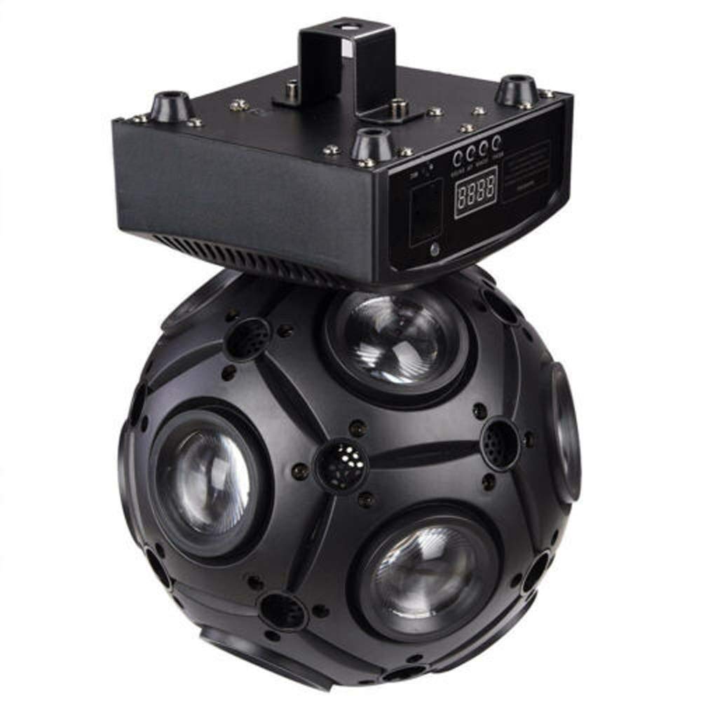 4-in-1 RGB Moving Head Light 120W - Professional DMX Stage Lighting for DJ, Club, Bar, Wedding & Concert - RGBWA+UV Beam Spot with Sound Active Mode for Dynamic Stage Effects