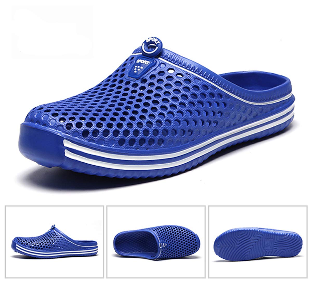 LIBINXIF Women's Men's Breathable Garden Clogs - Waterproof Beach Shoes, Bathing Slippers for Walking, Swimming & Outdoor Activities - Comfortable Water Shoes for Pool, Beach, Yard & Garden Use