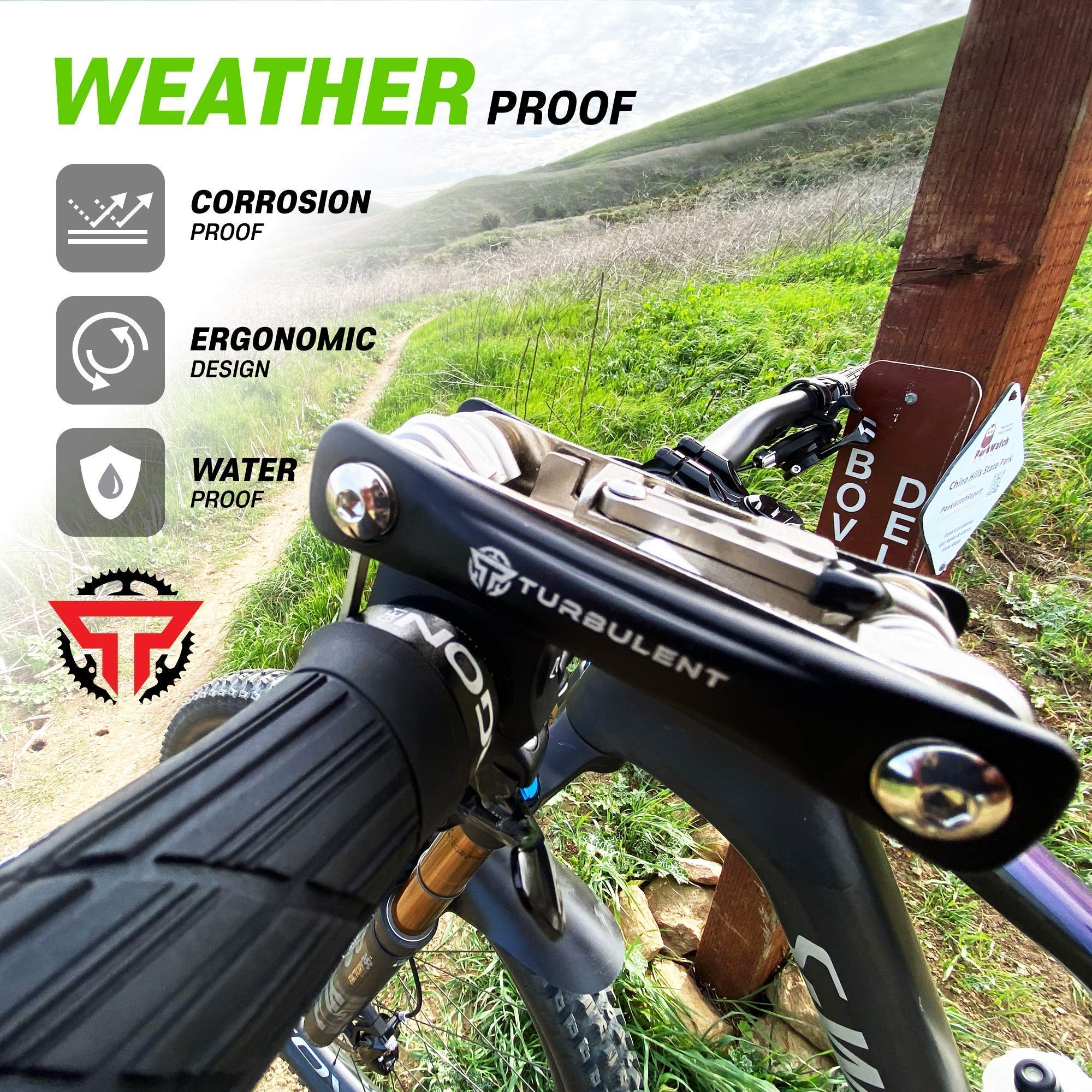 TURBULENT Bike Repair Kit - 23-in-1 Multi-Tool & CO2 Tire Inflator Set for Mountain & Road Bikes - Emergency Cycling Gear for Flat Tires & Trailside Repairs