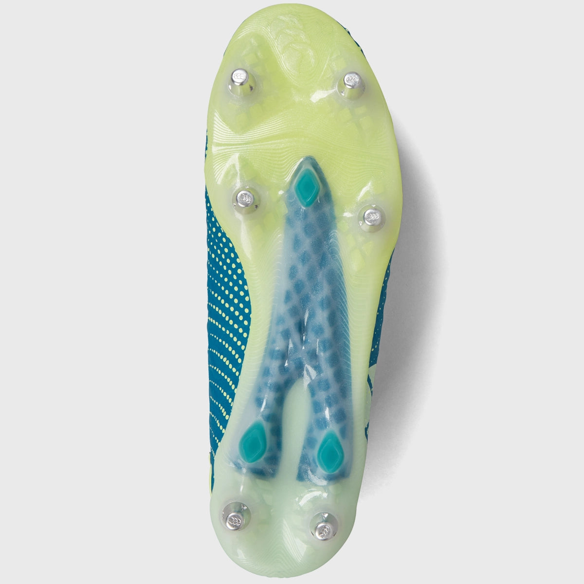 Canterbury Speed Infinite Elite SG Rugby Boots for Men - High-Performance Cleats in Lagoon Blue - Perfect for Wet & Soft Ground Matches