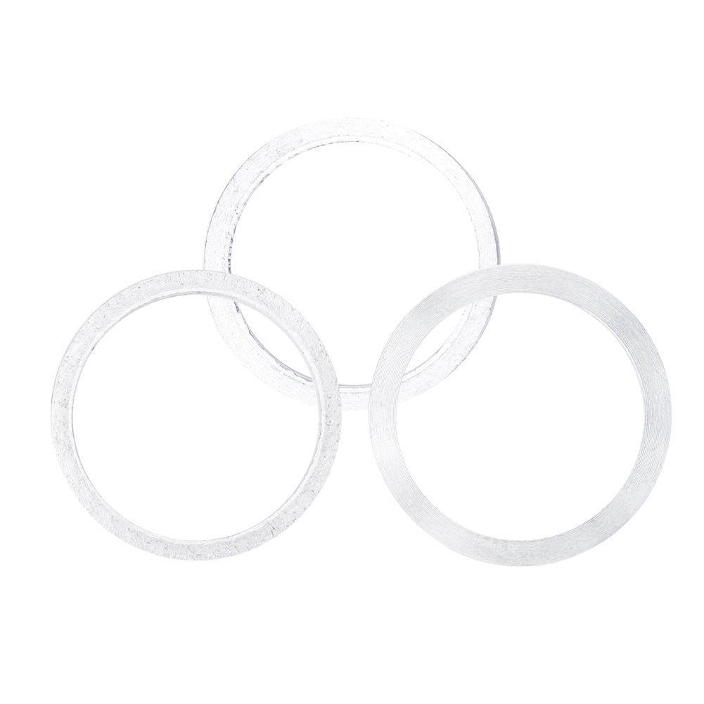 3PCS Aluminum Alloy Bike Pedal Washers - Replacement Headset Shim Spacers for Mountain Bikes & Road Bikes - Durable Cycling Accessories for Smooth Rides
