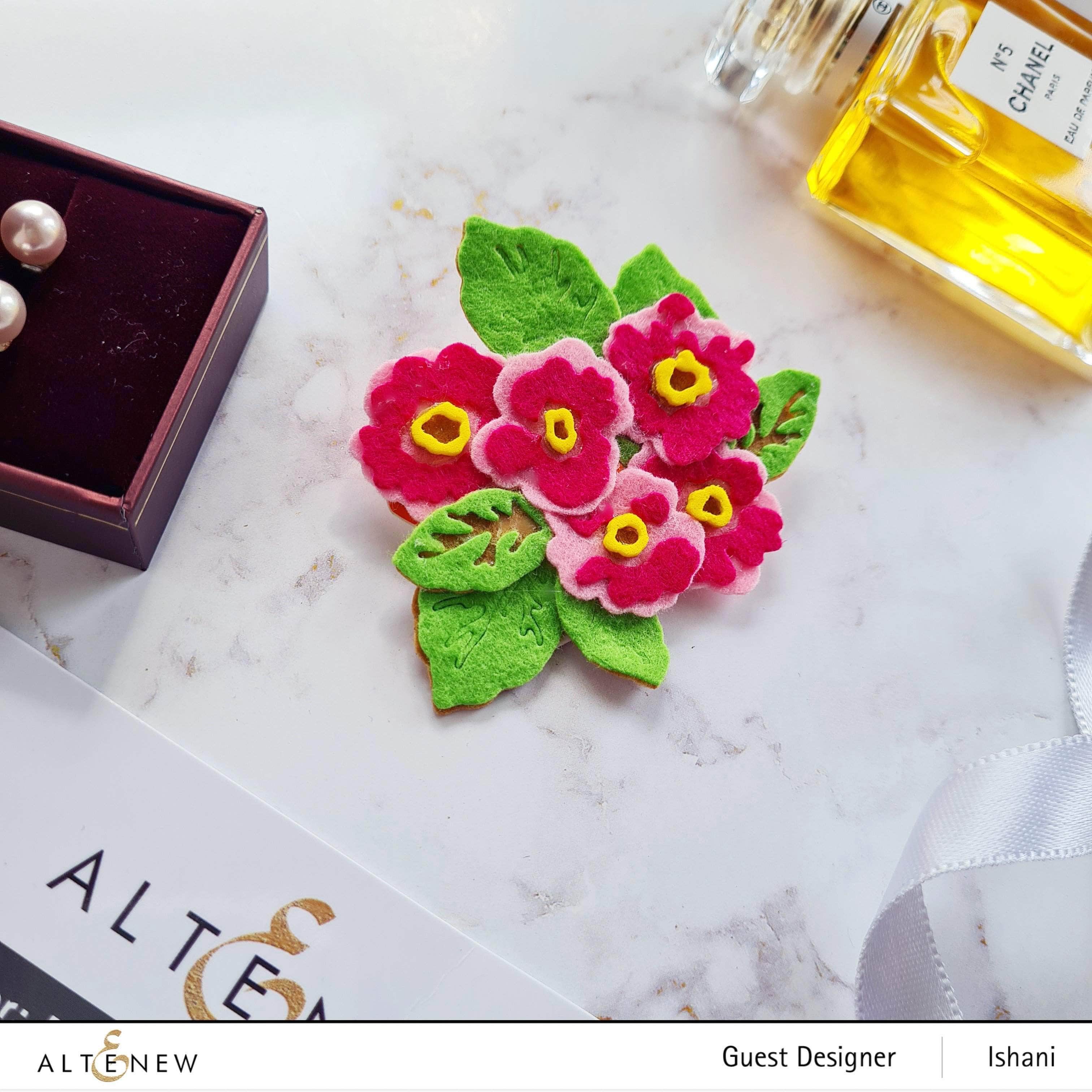Primrose Blossom Layering Die Set for DIY Paper Flowers - Perfect for Scrapbooking, Card Making, and Handmade Greeting Cards