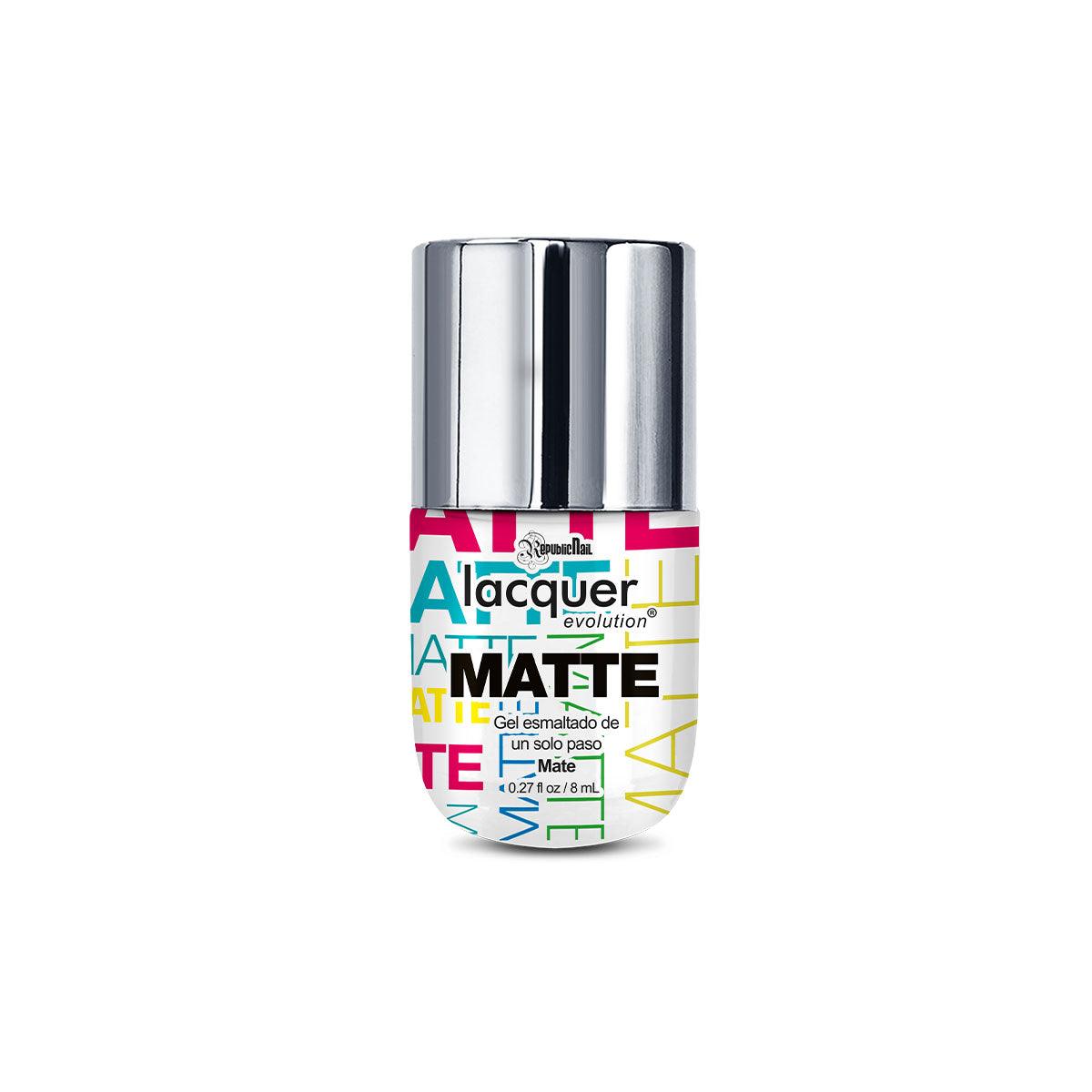 Gel Lacquer Evolution Matte - Long-Lasting Matte Nail Polish for Salon-Quality Manicures at Home | Perfect for DIY Nails, Special Occasions & Everyday Wear