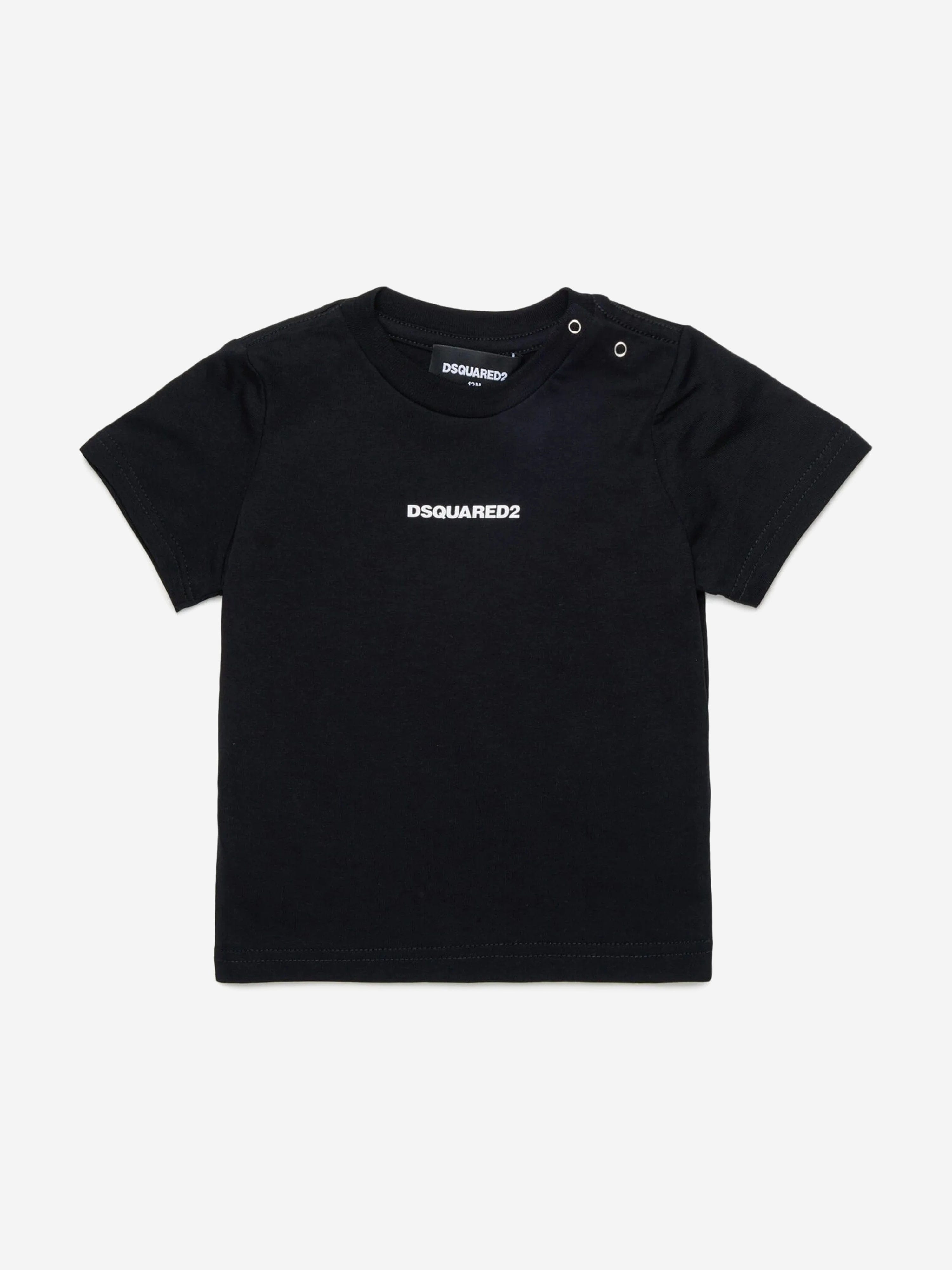 Black Baby Logo T-Shirt - Soft Cotton Comfort for Infants & Toddlers - Perfect for Playtime, Family Outings & Photo Shoots