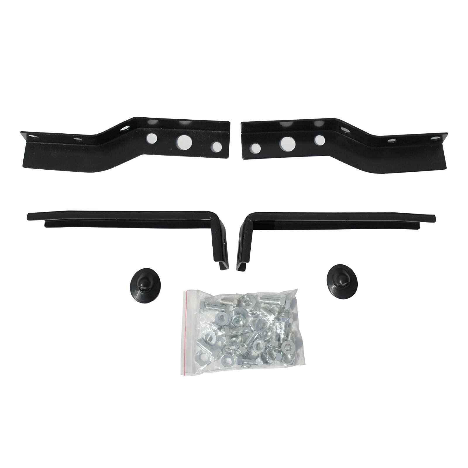 Chrome Rear Step Bumper for 1993-2011 Ford Ranger Fleetside Pickup Truck - Heavy Duty Replacement Part for Off-Roading & Towing