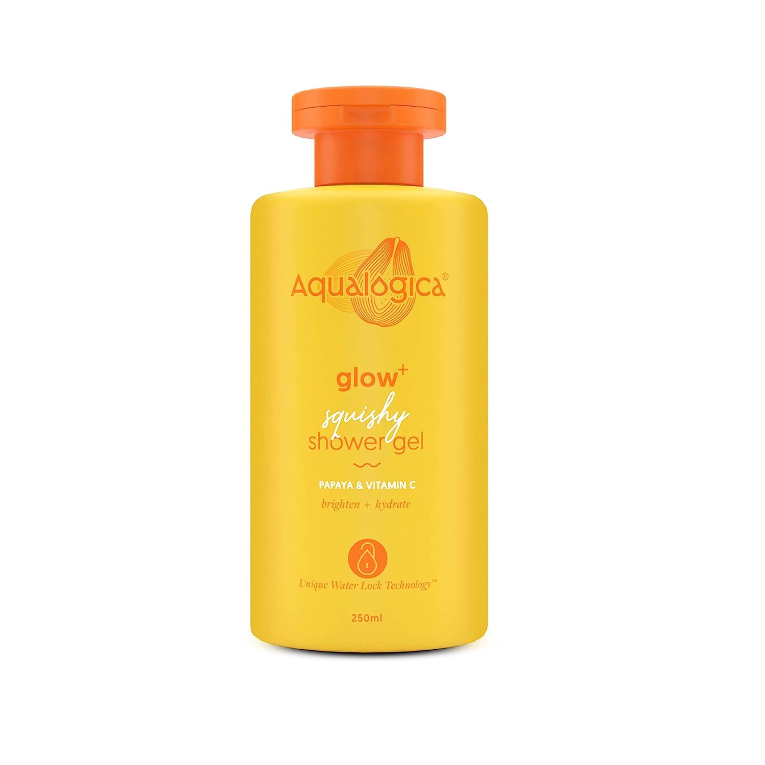 Glow+ Vitamin C & Papaya Shower Gel - Hydrating & Brightening Body Wash for Soft, Glowing Skin - 250ml | Perfect for Daily Shower & Spa Relaxation at Home