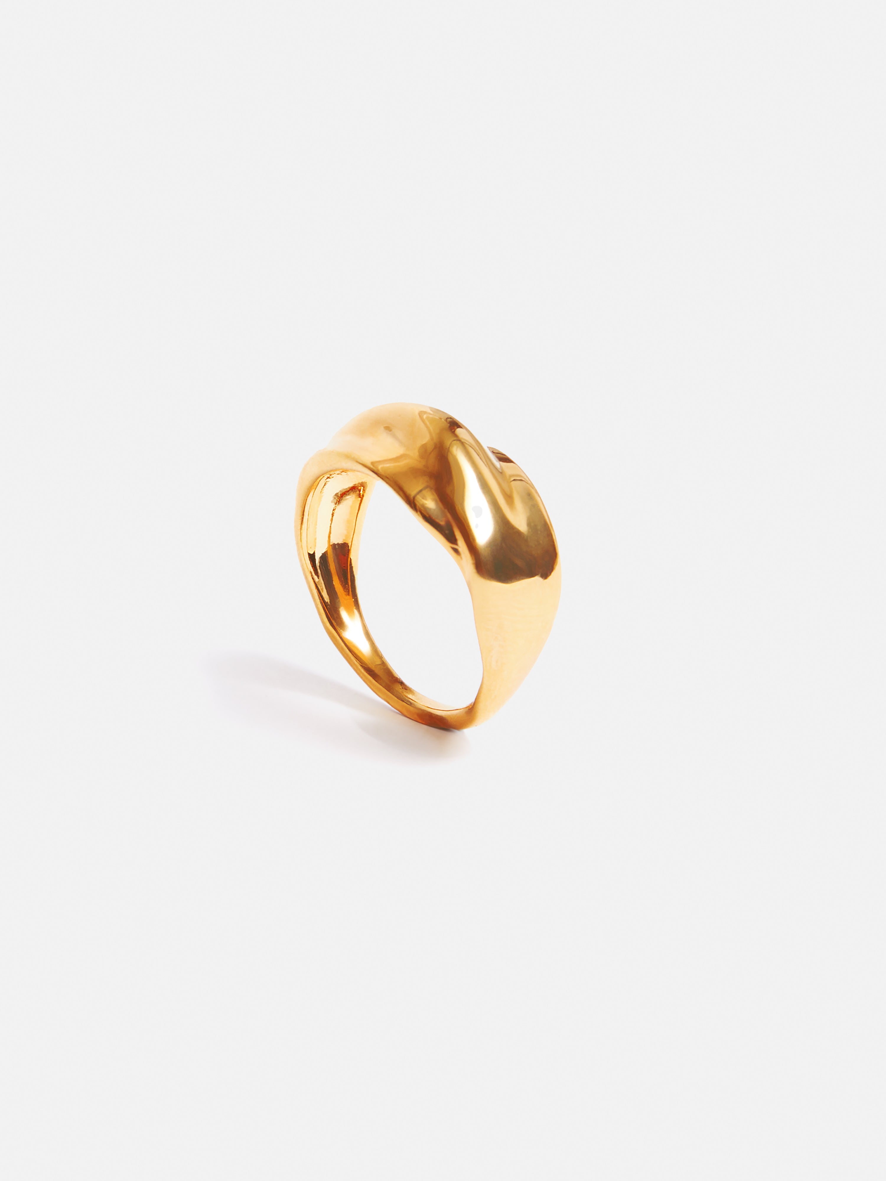 Vintage Gold Twisted Metal Ring for Women - Elegant Stackable Jewelry for Everyday Wear, Parties & Special Occasions