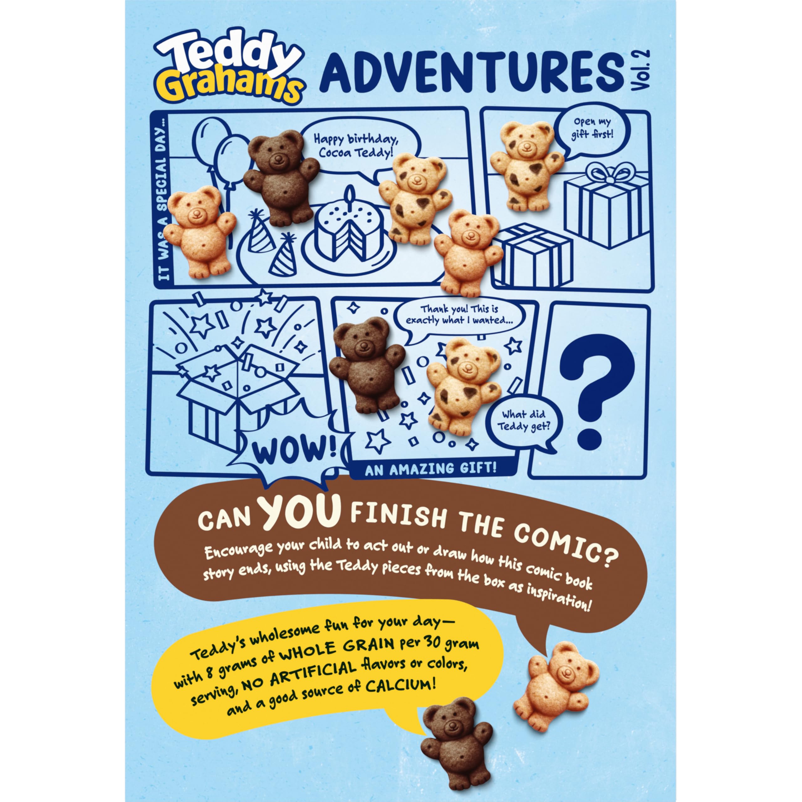Teddy Grahams Chocolate Graham Snacks - 6 Pack (10 oz Each) | Crunchy Honey Graham Cookies for Kids Lunch, School Snacks & Family Movie Night Treats