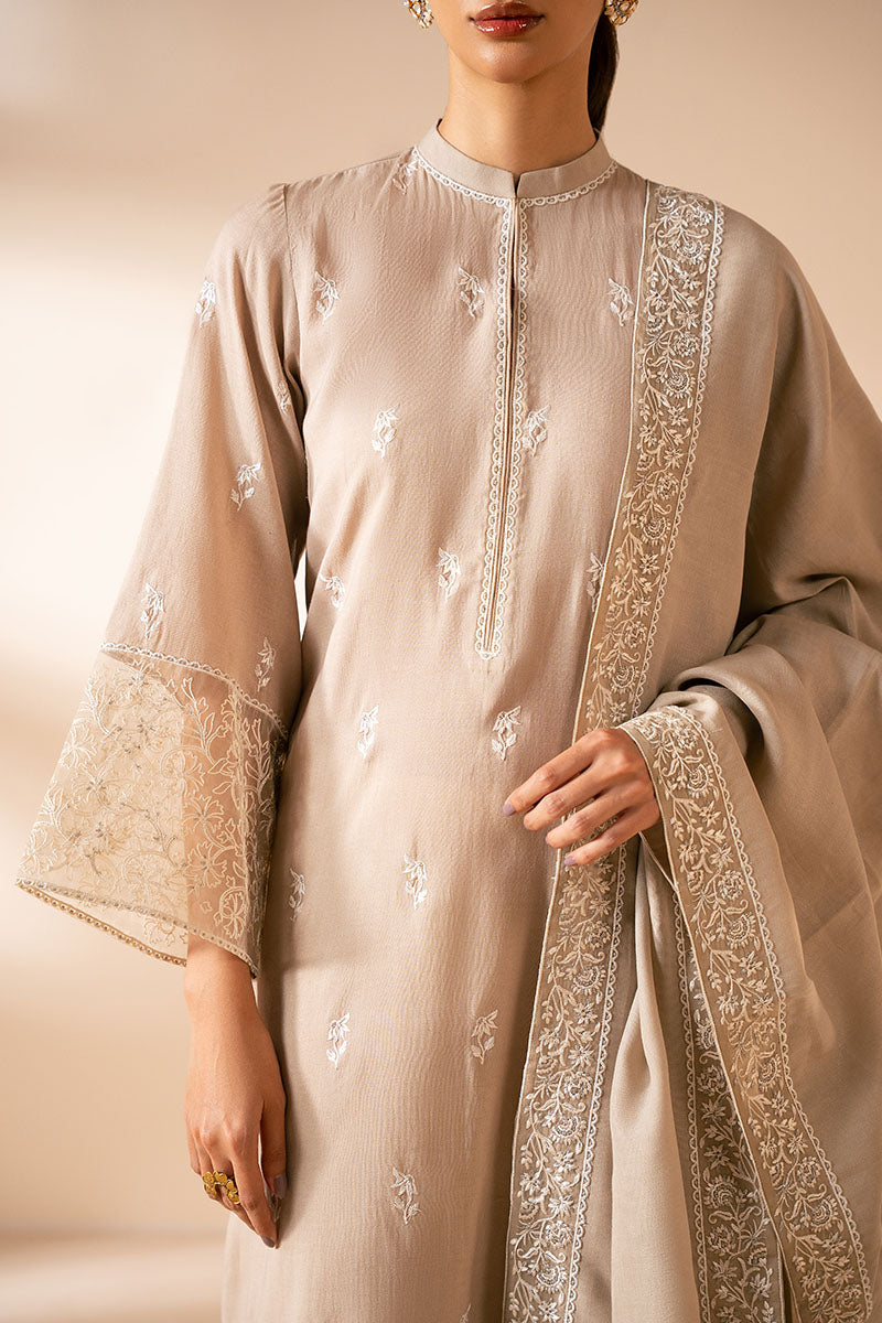 Elegant Muted Mirage 2-Piece Set (Shirt & Dupatta) for Women – Perfect for Weddings, Parties & Festive Occasions