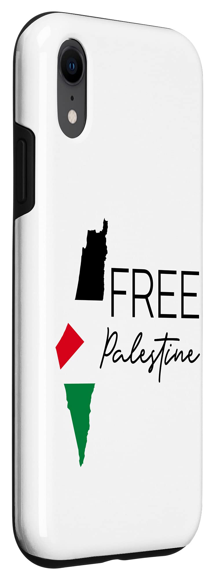 iPhone XR Case with Free Palestine Flag Design - Durable Protective Cover for iPhone XR - Perfect for Daily Use, Travel & Showing Support