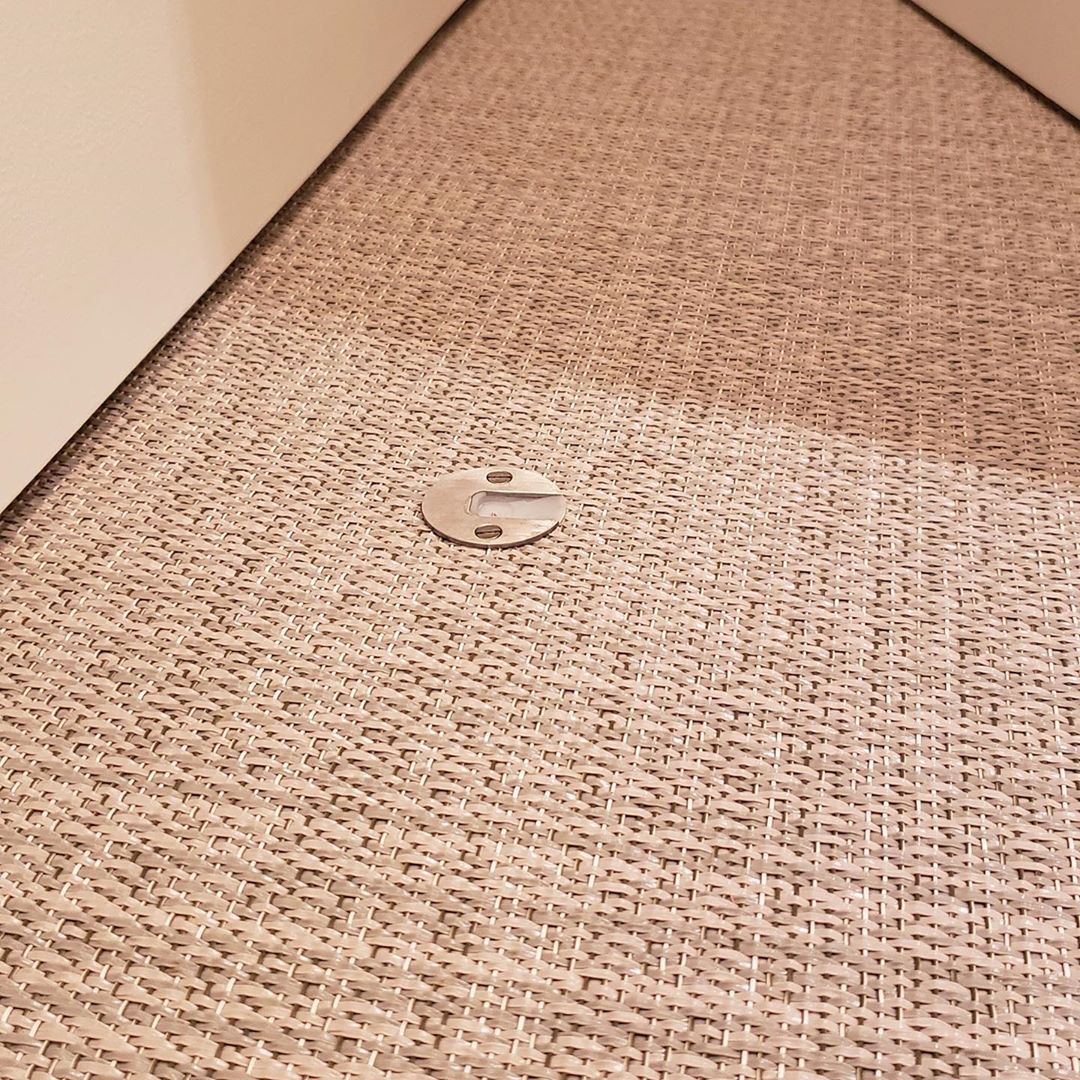 Ghostop GS300XD Heavy Duty Hidden Door Stop - Durable Floor Mounted Door Holder for Home, Office & Commercial Use - Prevents Door Damage & Noise