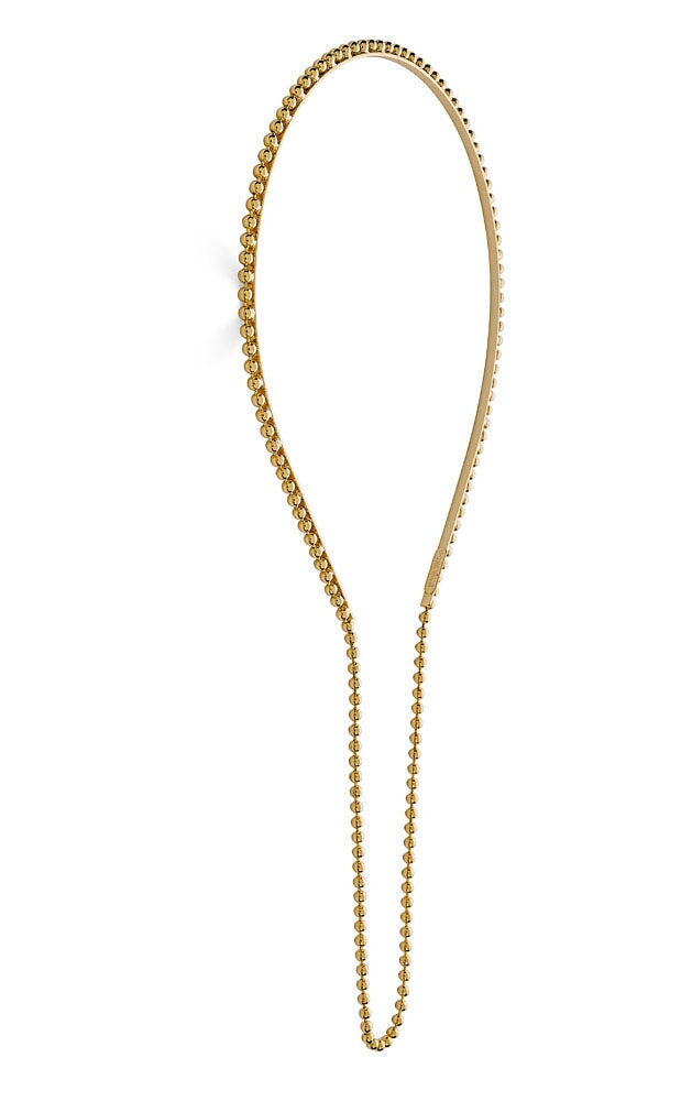 Josephina Ball Chain Halo Headband - Elegant Rhinestone Hair Accessory for Women, Bridal, Prom & Party | Perfect for Weddings, Date Nights & Special Events