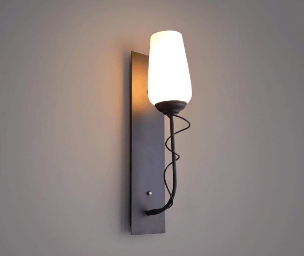 Modern Nordic Wall Mount Lamp - Industrial Retro Iron Wall Light for Hotel, Cafe, Living Room, Bar & Bedroom - Decorative Lighting for Aisle, Restaurant & Home Decor - Perfect for Ambient & Accent Lighting