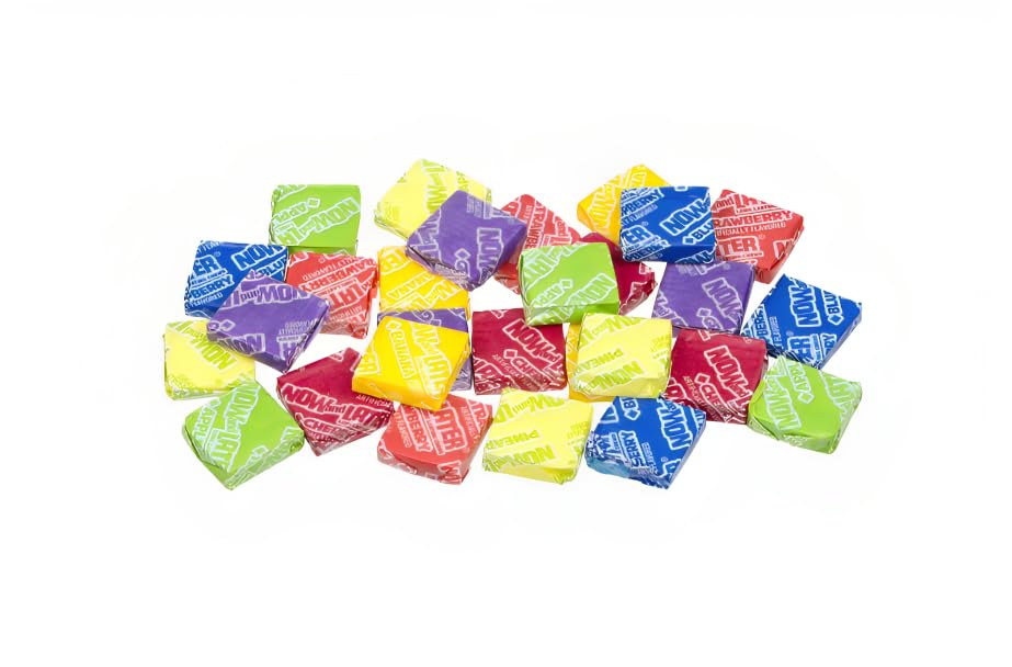 Now & Later Assorted Fruit Candy - 10 Delicious Flavors - 120 Pieces (20-Pack) - Perfect for Halloween, Parties, Lunchboxes & Snacks